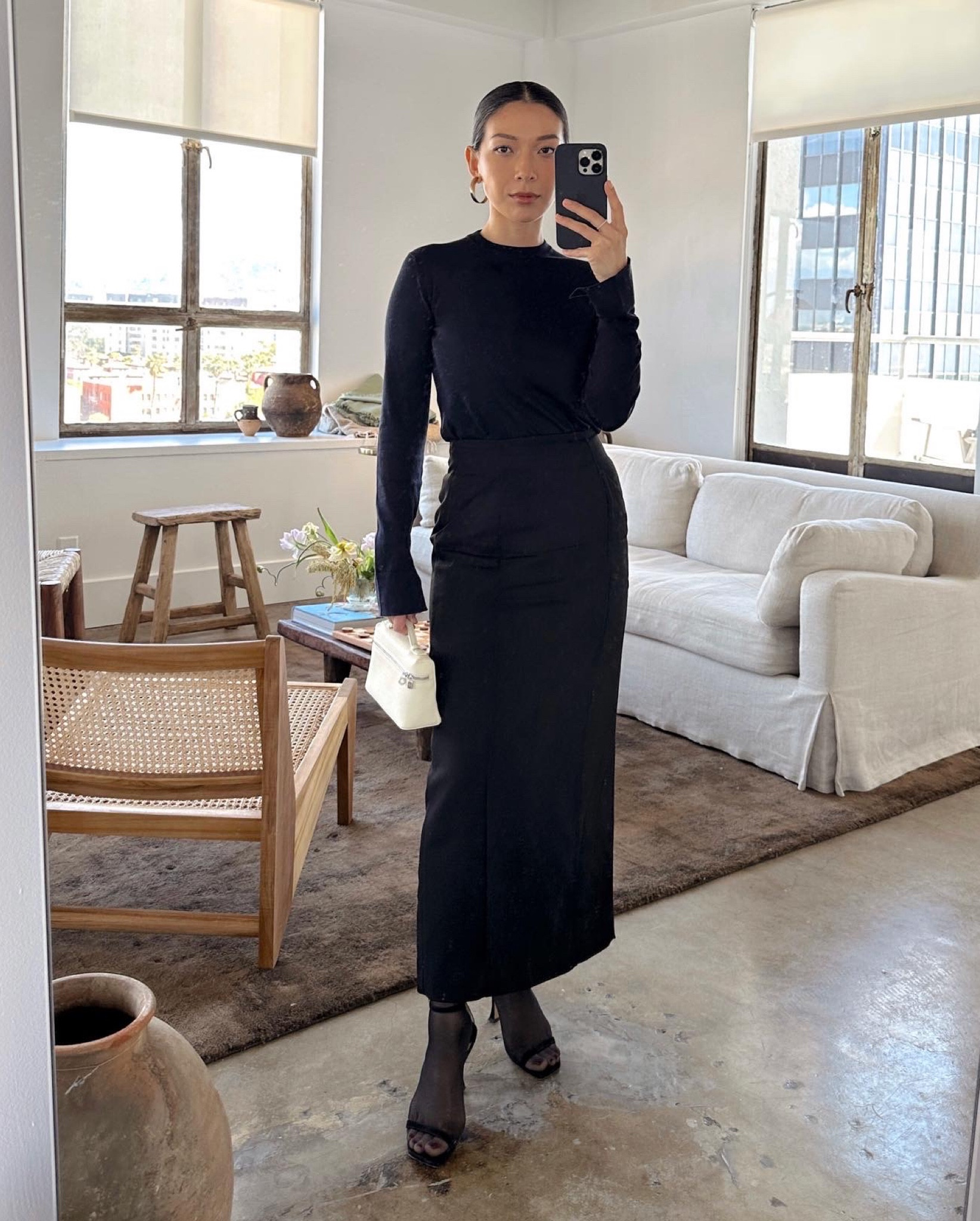 Clean and classic in navy blue, black, and a pop of white. 

#LTKFind #LTKstyletip