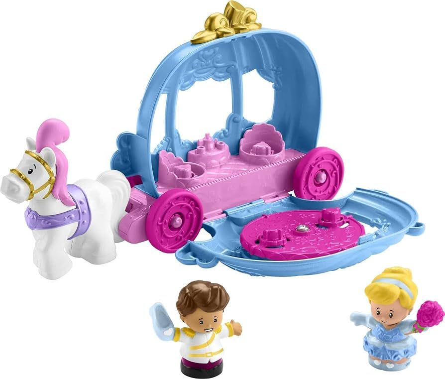 Fisher-Price Little People Toddler Playset Disney Princess Cinderella’s Dancing Carriage Vehicl... | Amazon (US)
