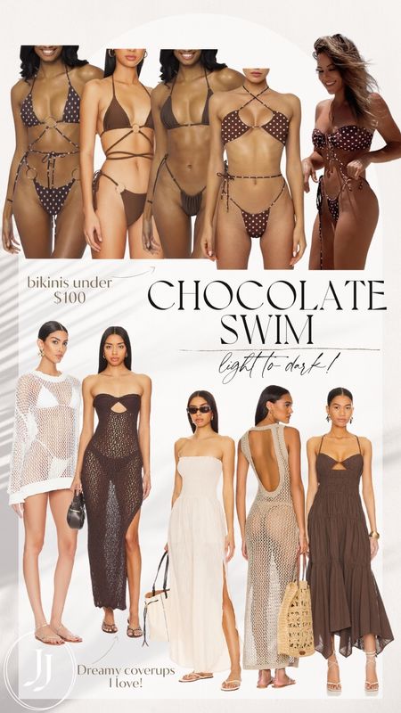 Chocolate swim 
Coverups
Bikinis


#LTKswim #LTKSeasonal #LTKFestival