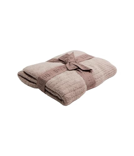 Barefoot Dreams CozyChic® Lite Ribbed Blanket Deep Taupe One Size | Amazon (US)