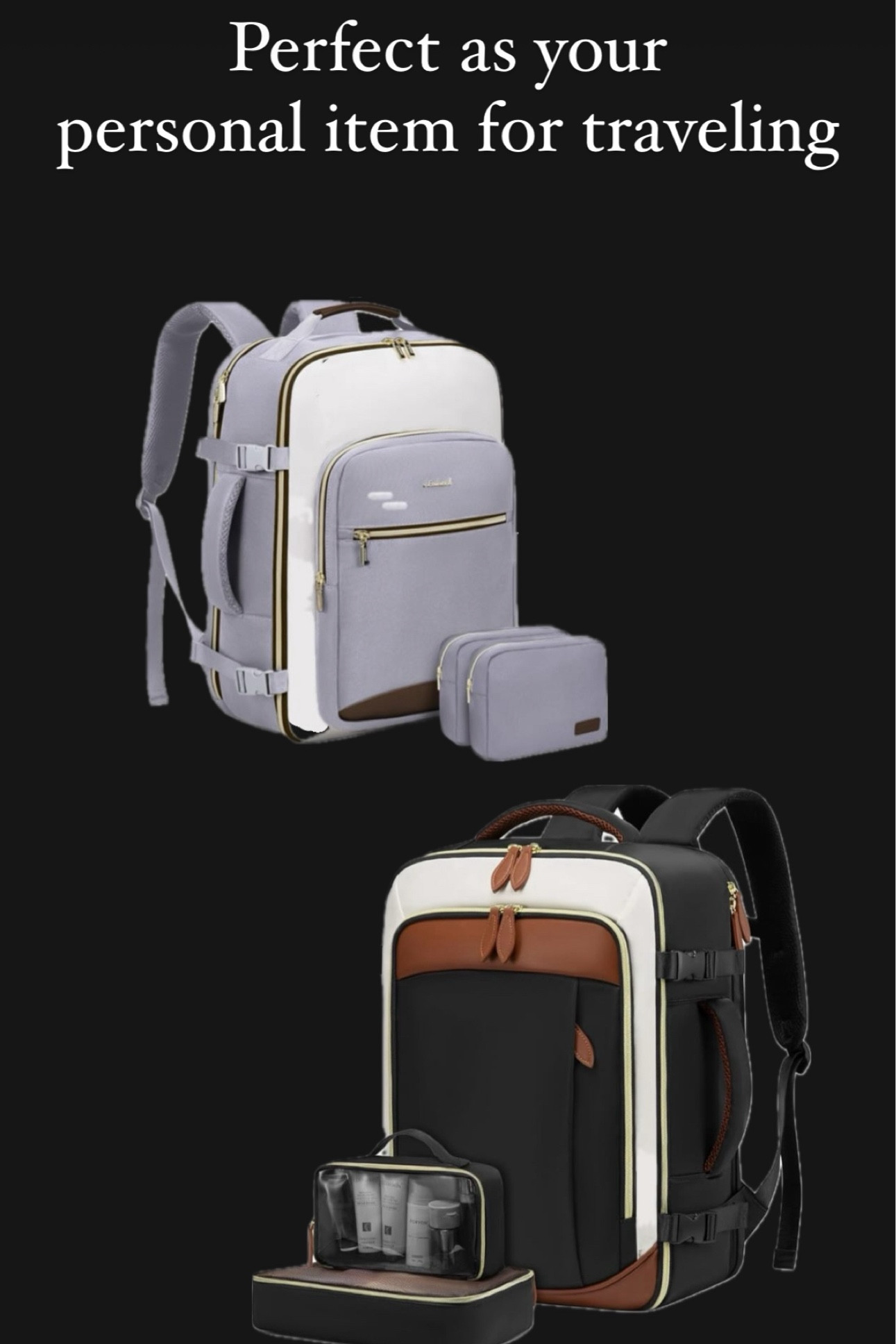 Need a personal item bag for traveling? These suitcase backpacks are perfect for that!

#LTKHome #LTKTravel #LTKItBag