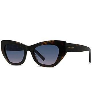 Givenchy Women's City 54mm Gradient Cat Eye Sunglasses - Shiny Dark Havana/Blue to Violet | Dillard's