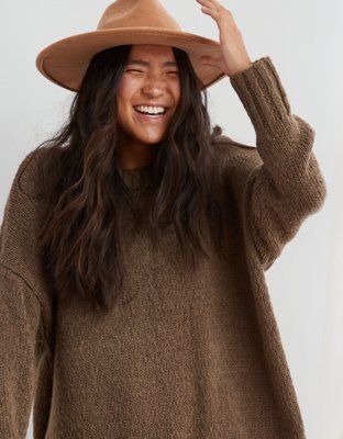 Aerie Big Sky Oversized Sweater | American Eagle Outfitters (US & CA)