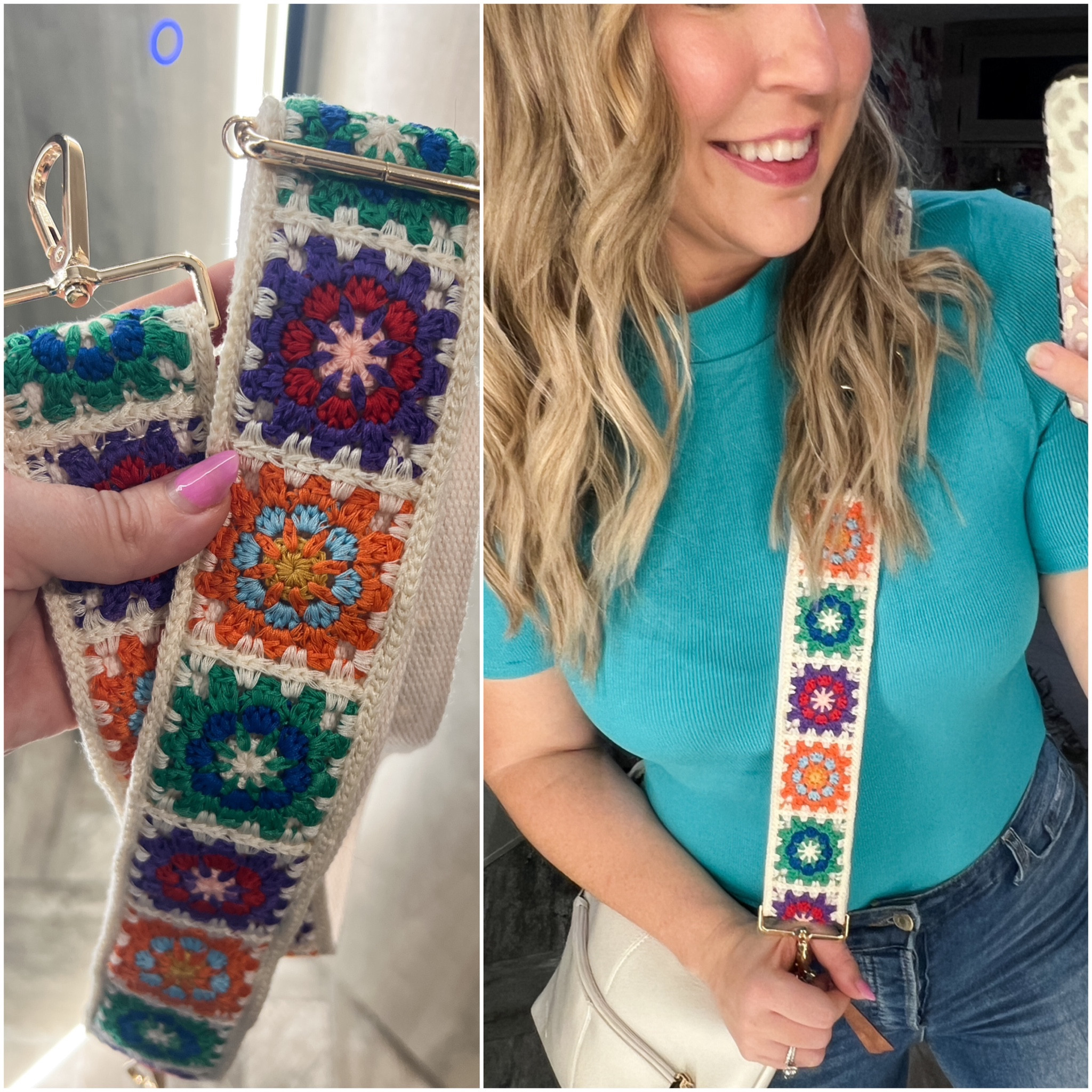 THE cutest new crocheted purse strap! 

#LTKitbag #LTKstyletip #LTKfindsunder50