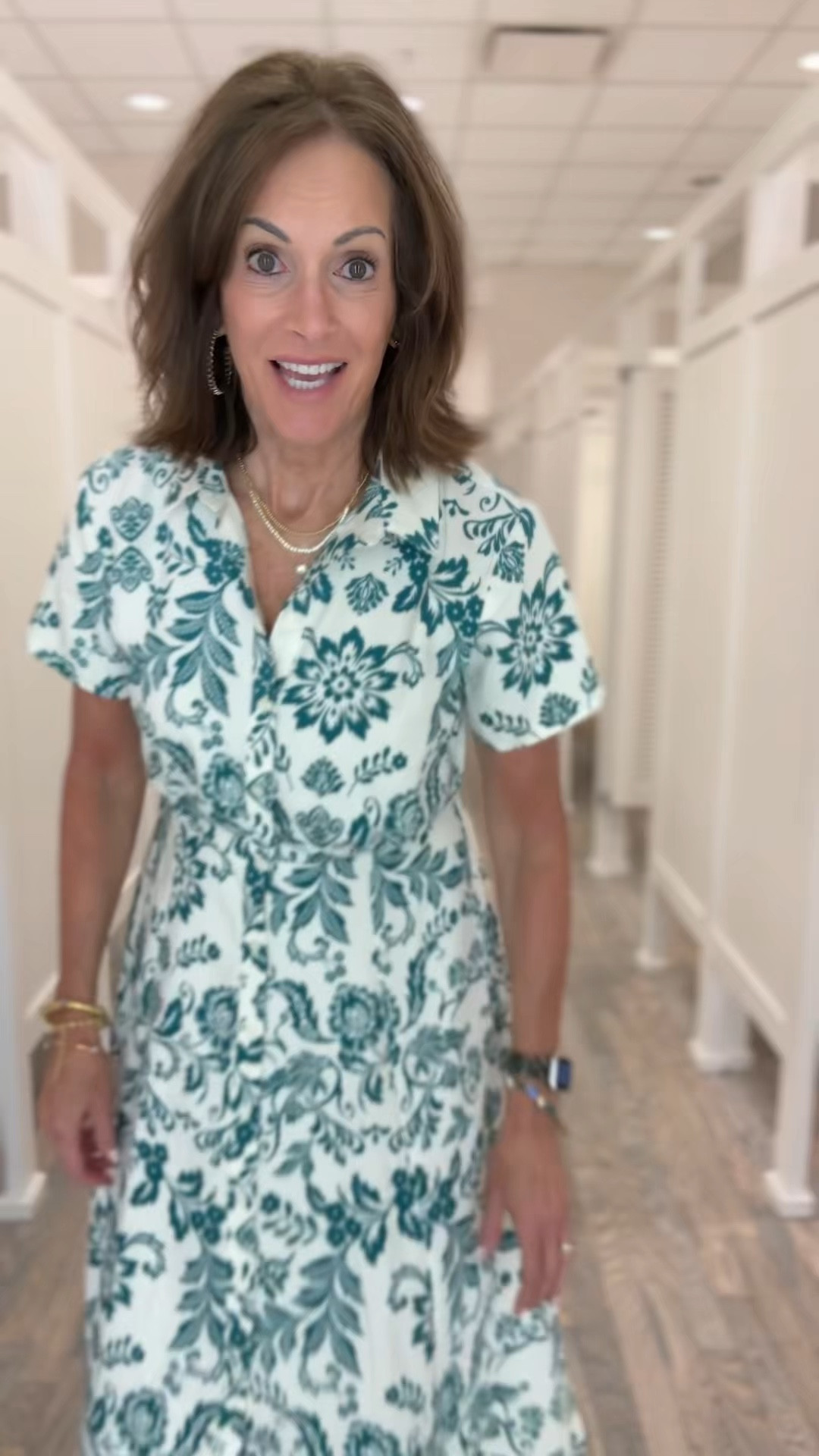 Green floral shirt dress size 8 

Workwear 
Sunday style 
Workwear 

#LTKSaleAlert #LTKMidsize #LTKTall