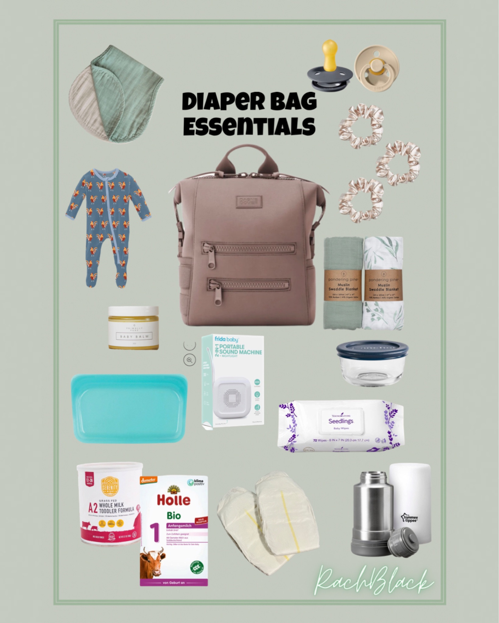 What’s in my diaper bag - baby essentials for on the go (:

Diapers: kudos, coterie or thrive market brand
Wipes: young living 
Formula: serenity and Holle 

#LTKBaby