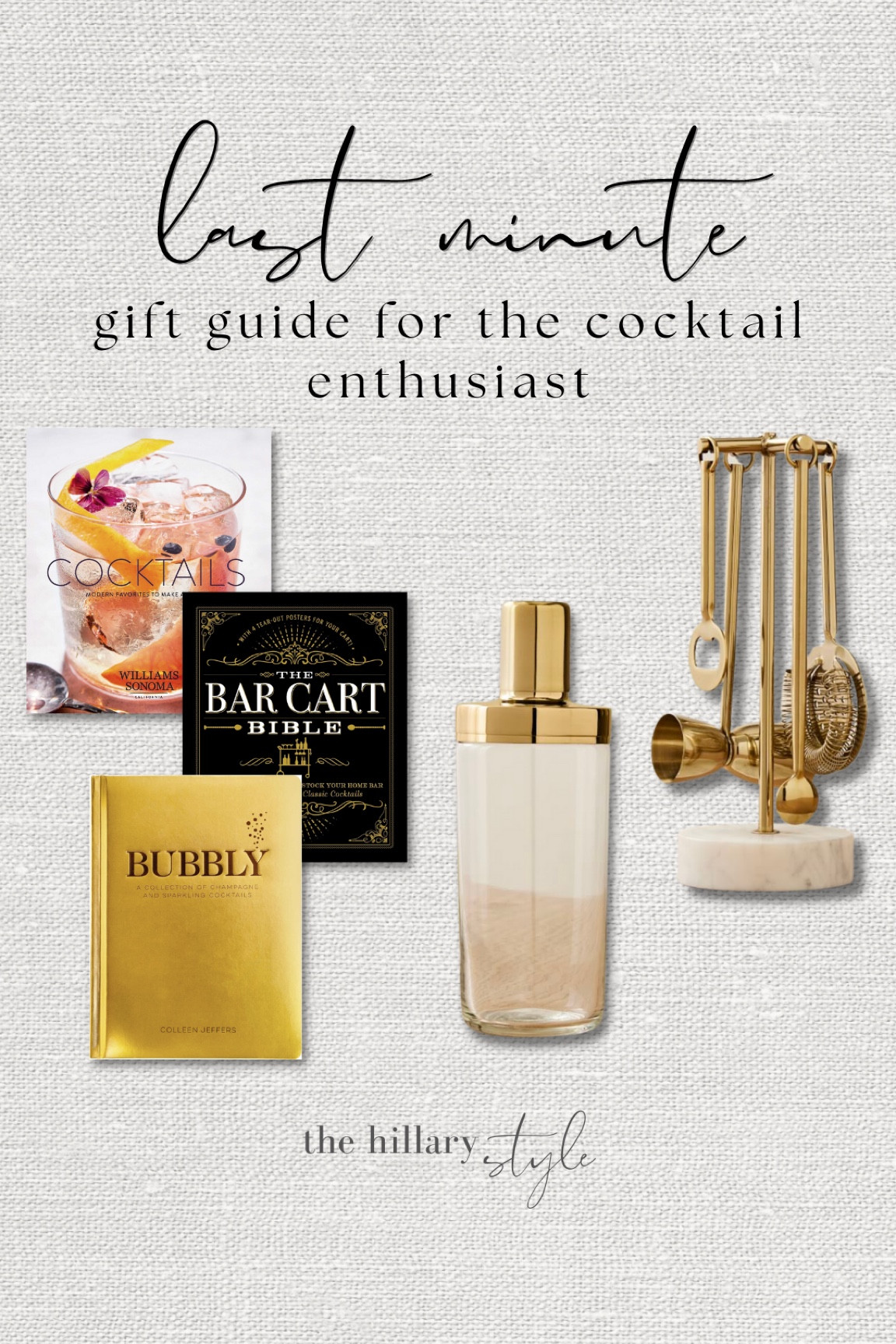 Last minute gift guide for the cocktail enthusiast!

Cocktail book. Cocktail shaker. Mixology set. Amazon. West elm.

#LTKGiftGuide #LTKhome #LTKHoliday
