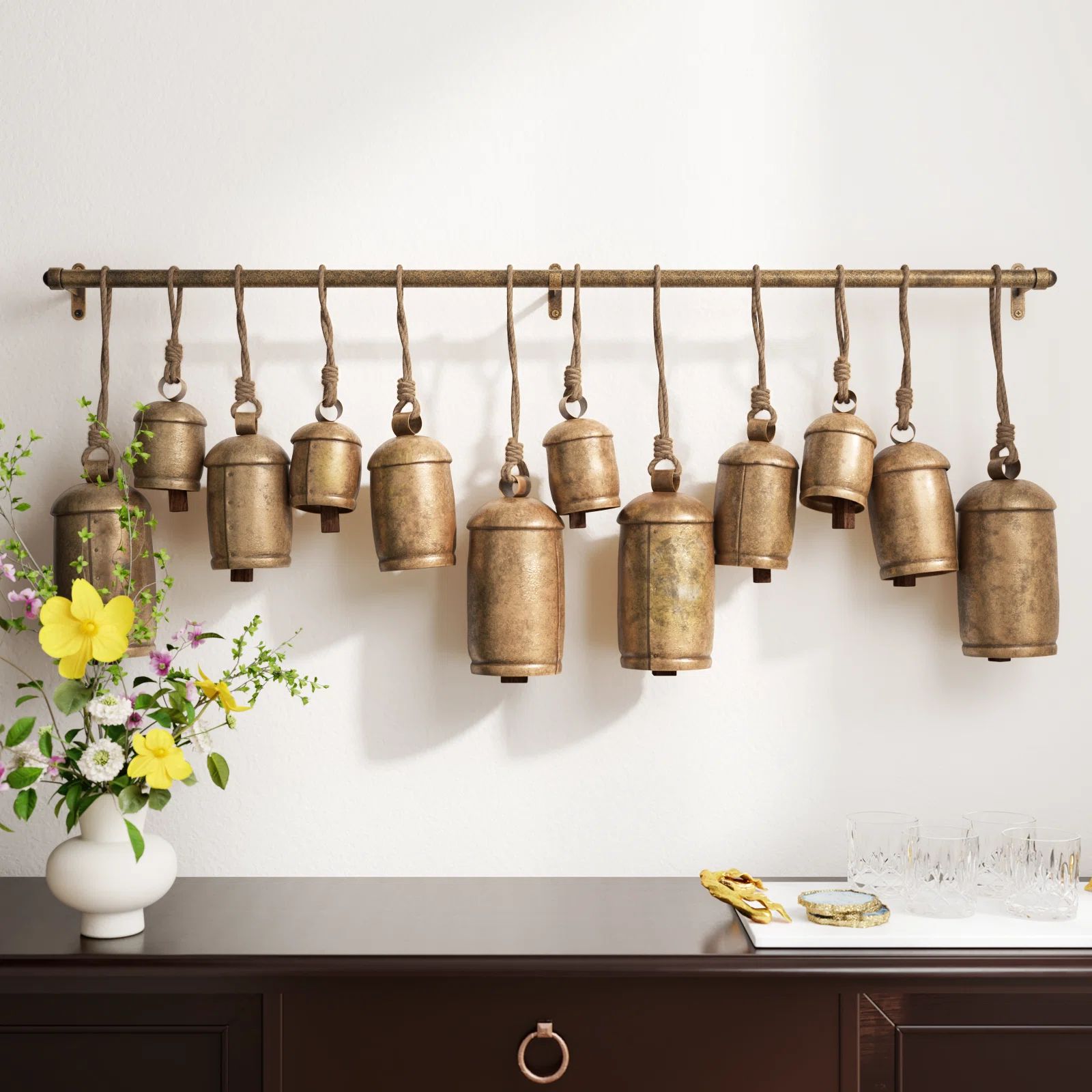 Kelly Clarkson Home Kristen Metal Decorative Wall Hanging Bells & Reviews | Wayfair | Wayfair North America