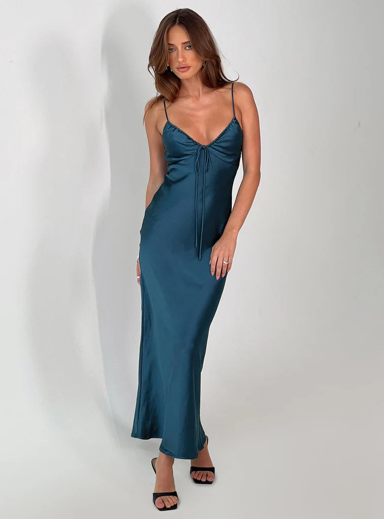 Maguire Maxi Dress Navy | Princess Polly US