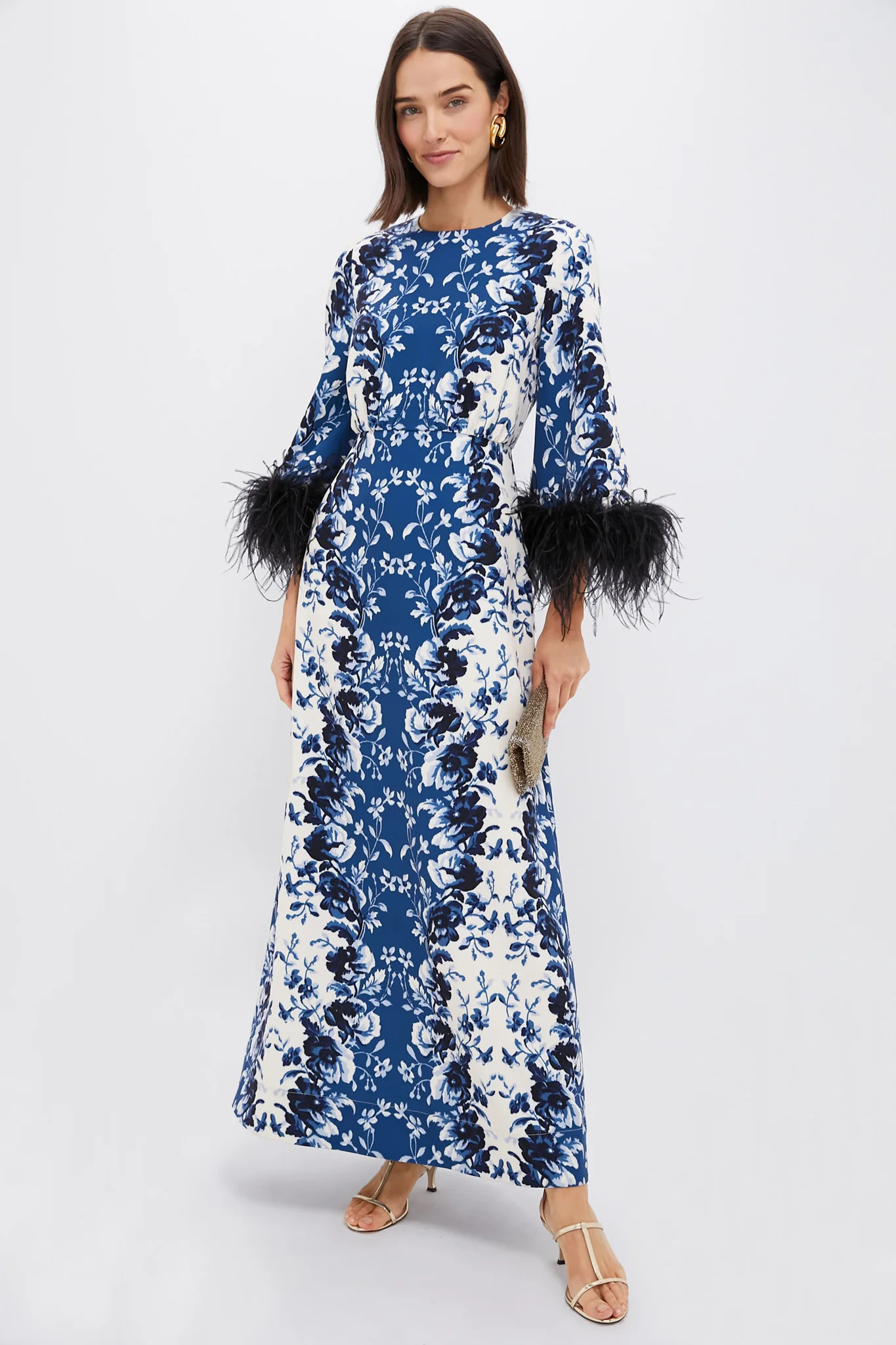 Indigo Reflection Feather Jamison Dress | Tuckernuck (US)