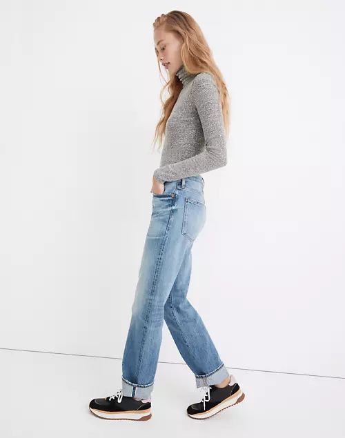 Rivet & Thread Selvedge High-Rise Straight Full-Length Jeans in Maxdale Wash | Madewell