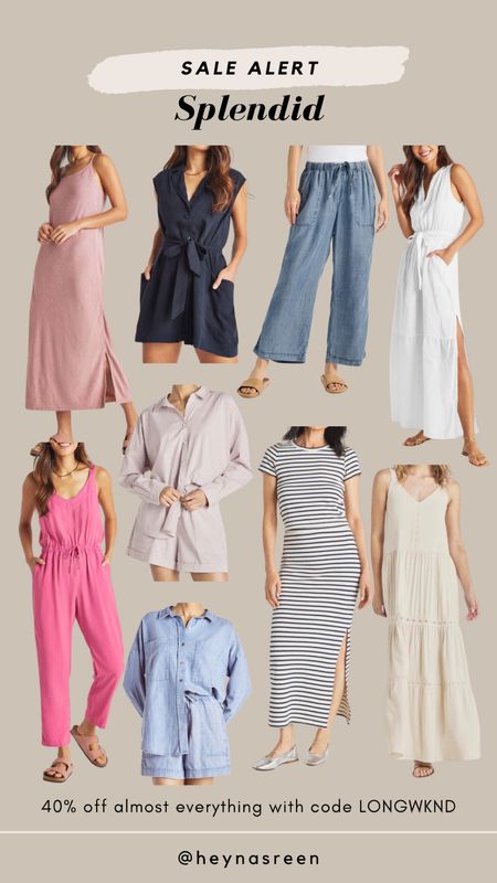 I’m loving this Memorial Day Splendid sale! 40% off almost everything with the code LONGWKND 🤍 These are great pieces for your summer wardrobe

#LTKSeasonal #LTKSaleAlert #LTKStyleTip