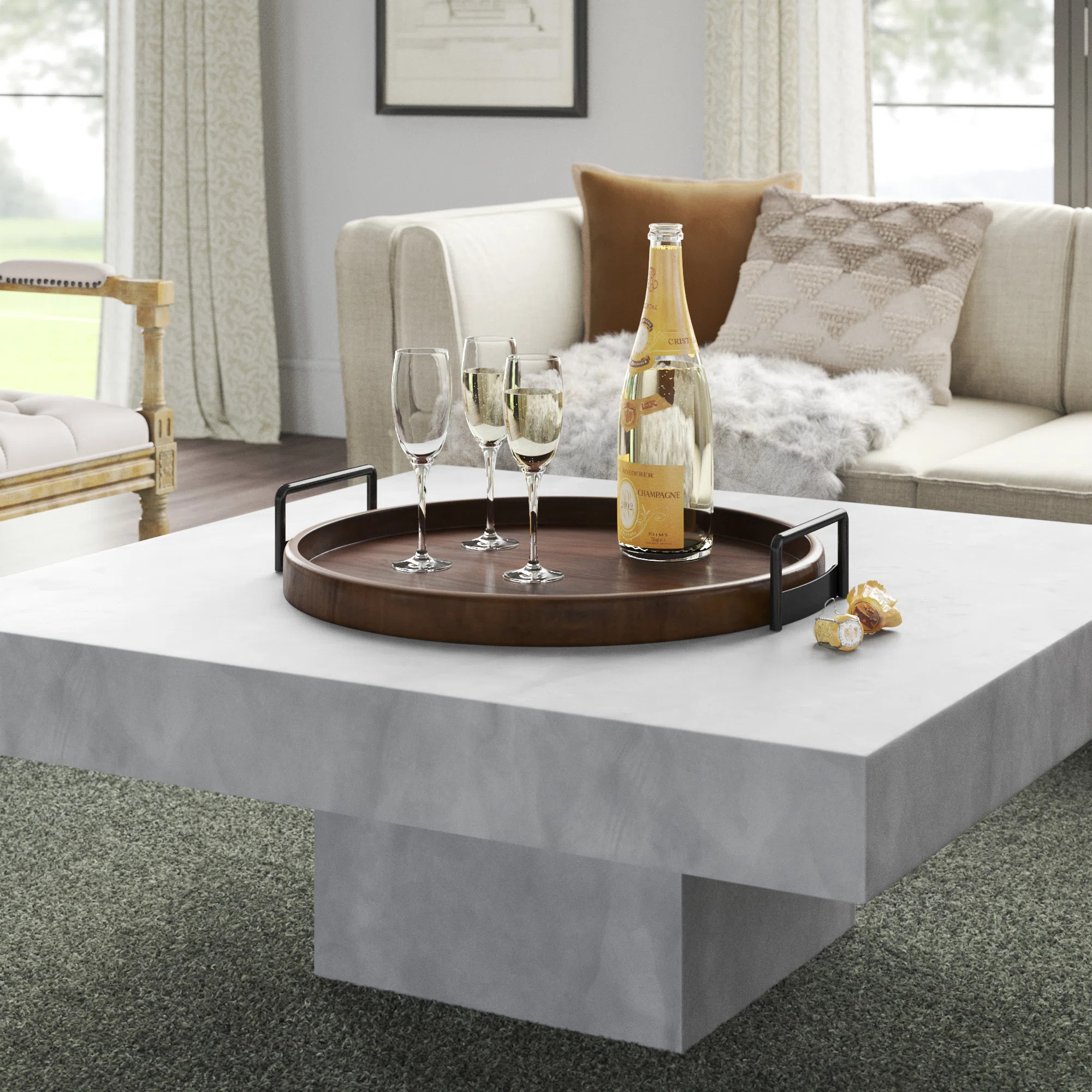 Foxborough Solid Wood Tray | Wayfair North America