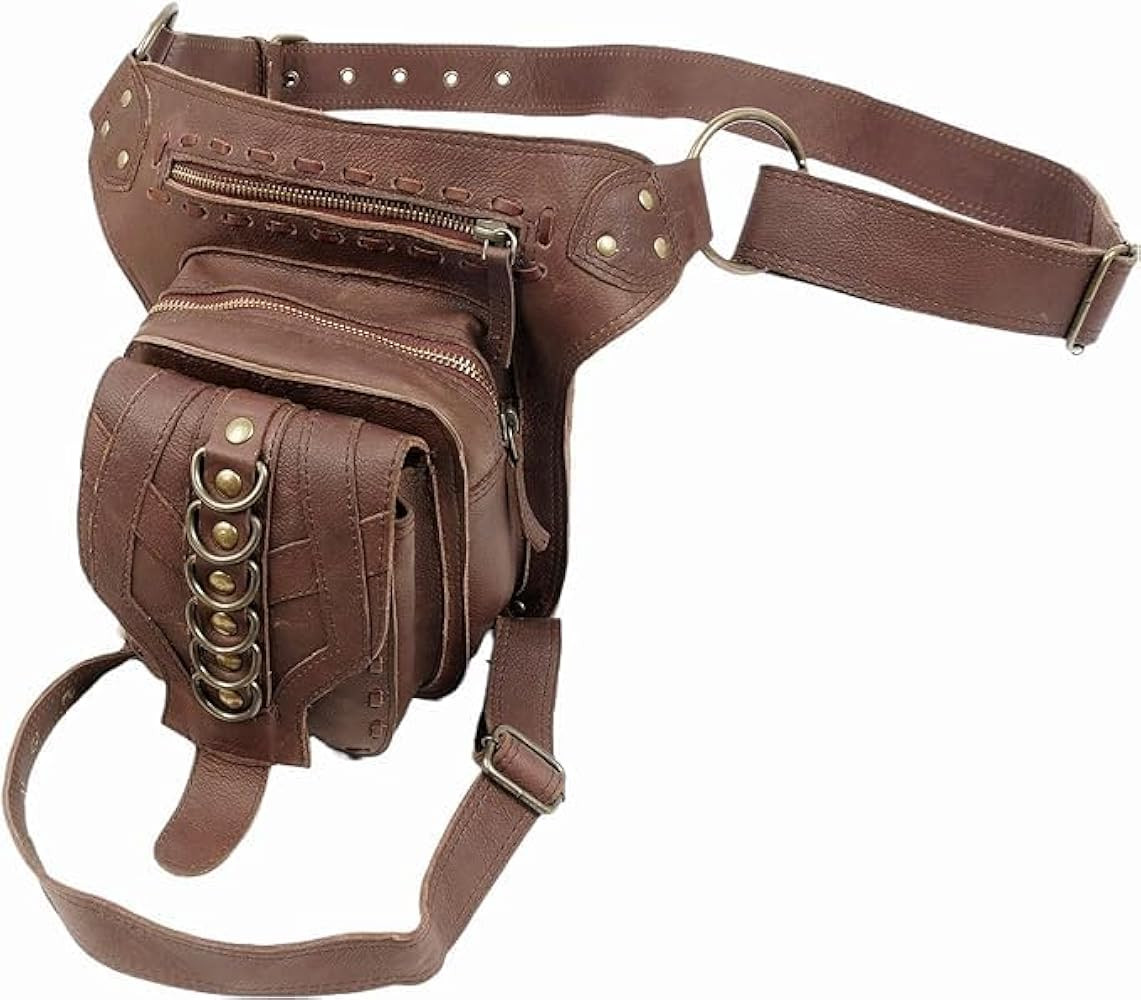 Holster Utility Belt | Thigh Bag | Steampunk | Unisex Festival Bag | Biker Leg Bag | Bikers Belt ... | Amazon (US)