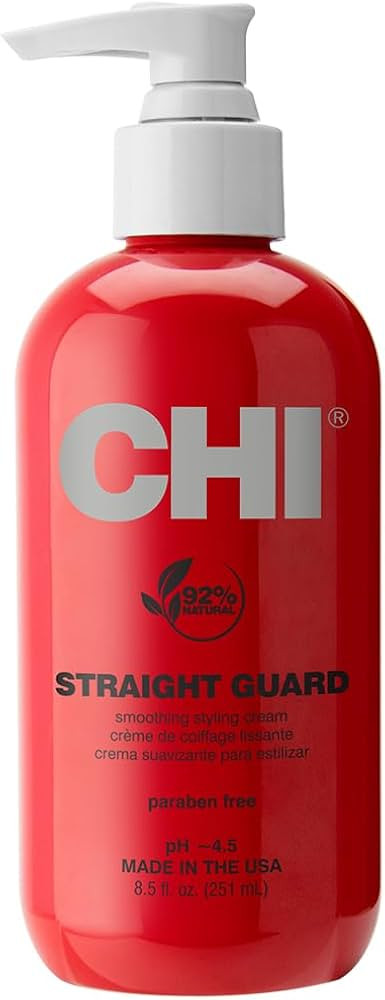 CHI Straight Guard Smoothing Styling Cream, Frizz Control & Hair Smoothness, Lightweight Anti\u20... | Amazon (US)