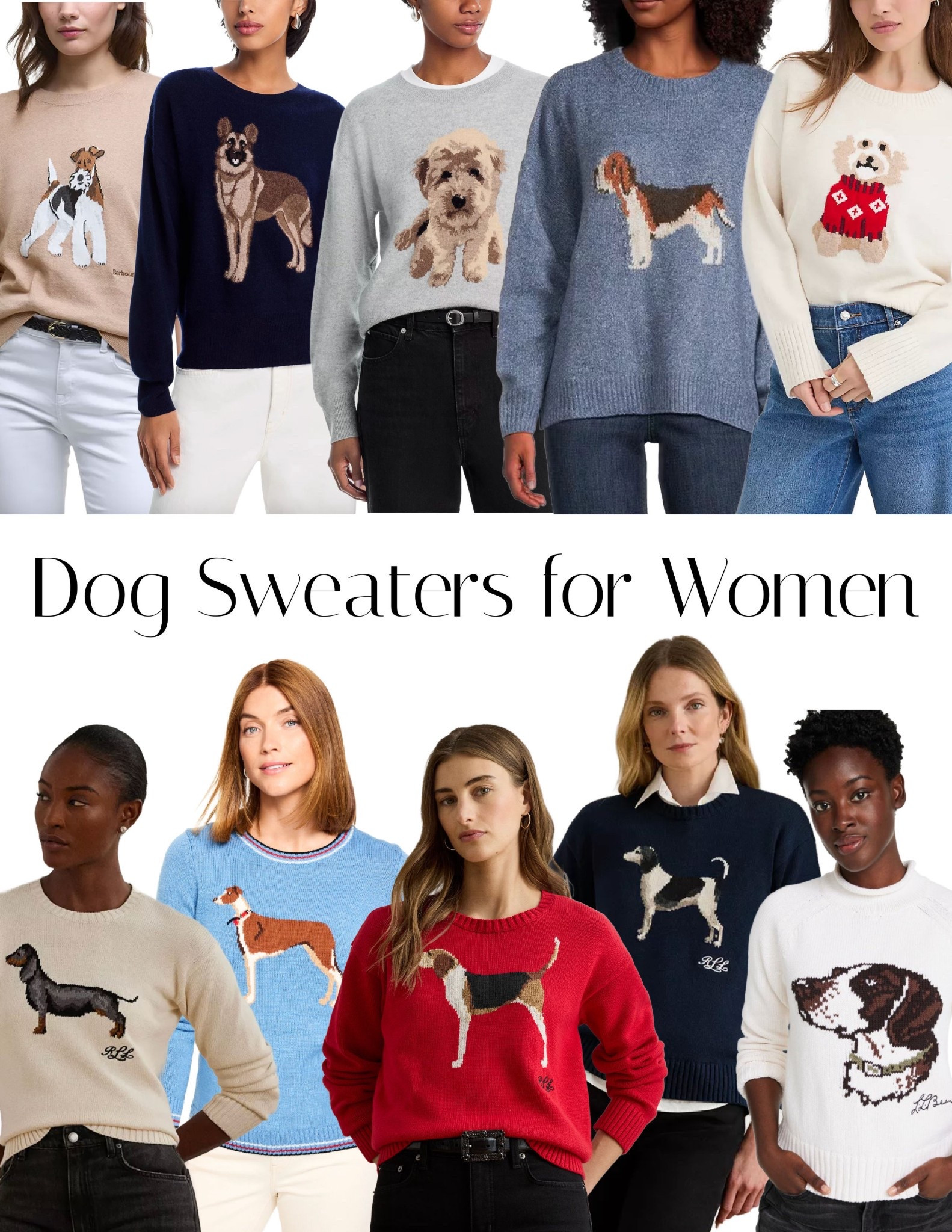 Wear your affection for canines not just on your sleeve but on your sweater. Stay warm and chic with your furry family this season  

#LTKMidsize #LTKSeasonal #LTKOver40