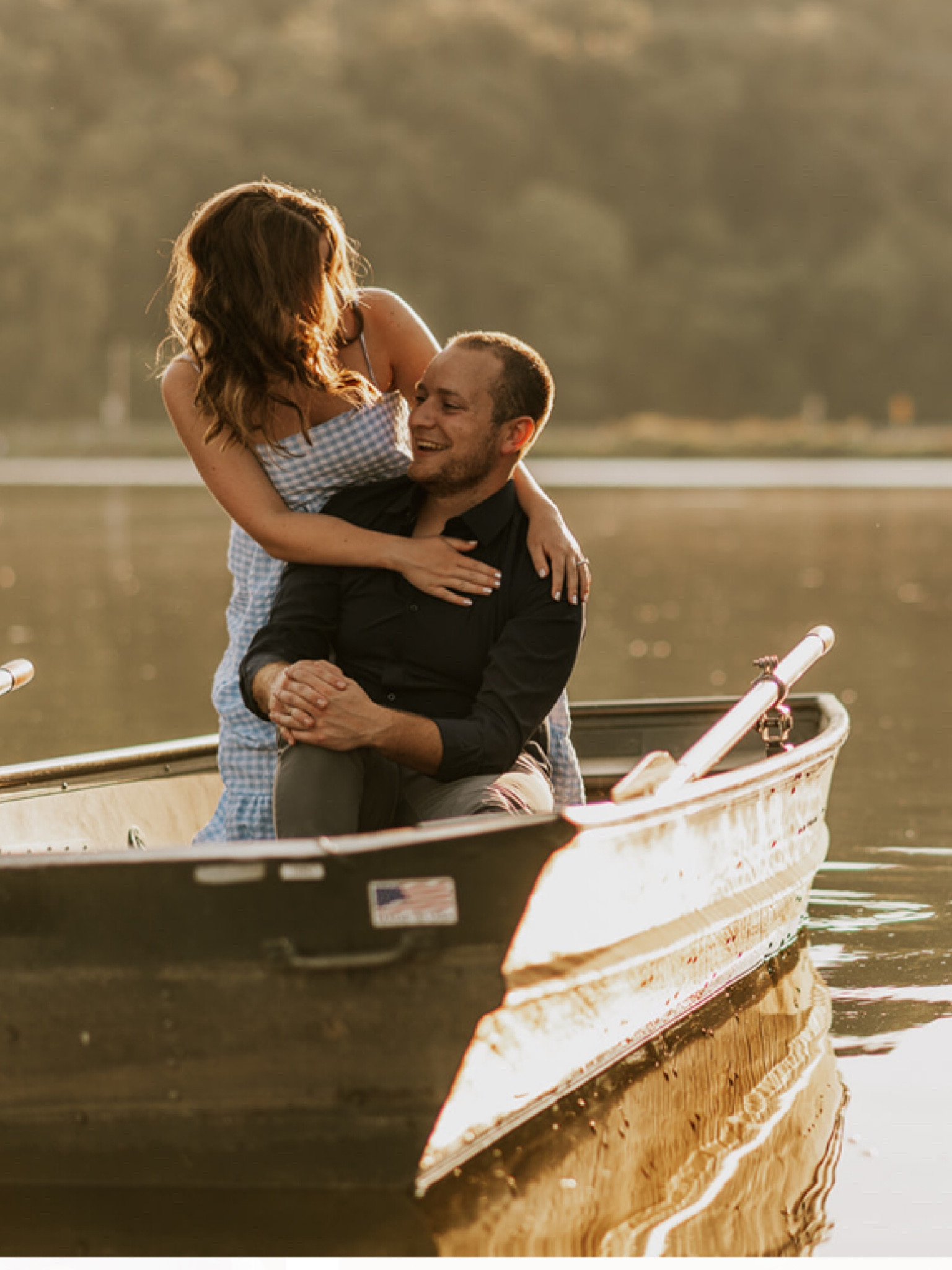 Blue gingham non traditional engagement shoot dress #engagement #engagementshoot #gingham 

#LTKtravel #LTKunder50 #LTKwedding