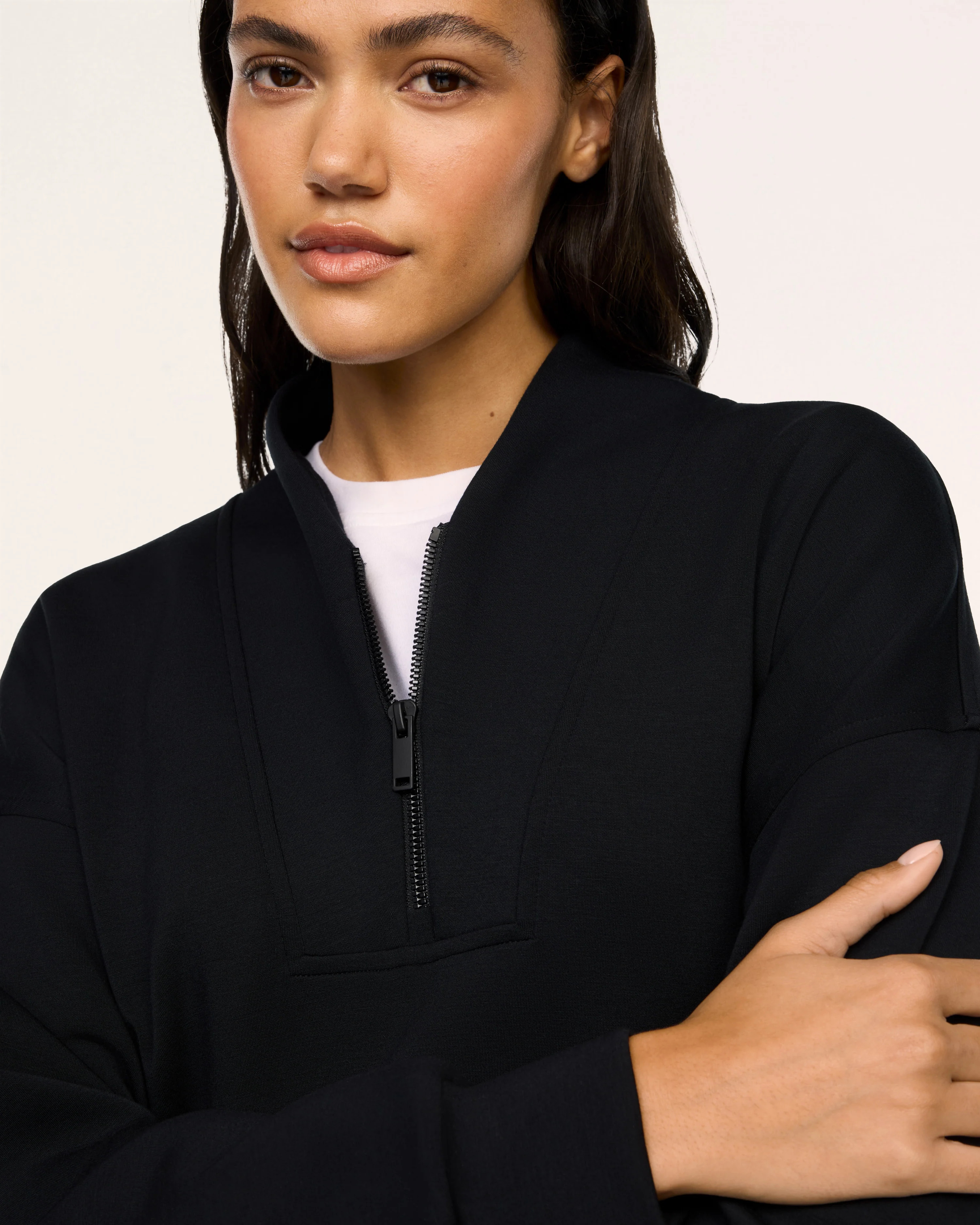 Shawl Collar Half Zip | Spanx