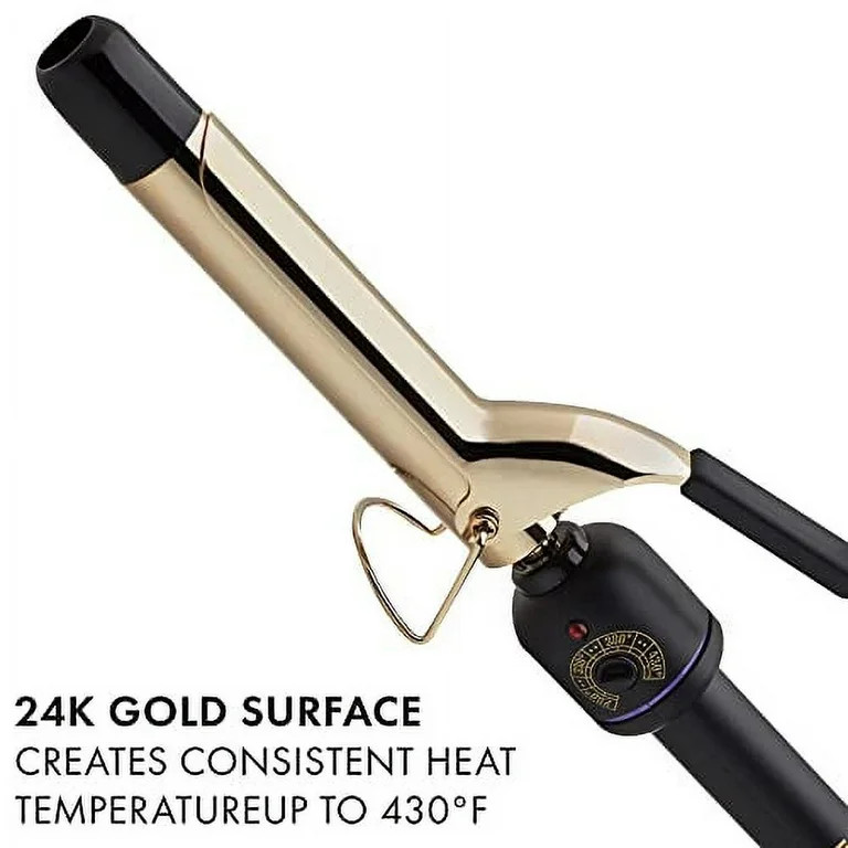 Hot Tools Pro Artist 24K Gold Curling Iron | Long Lasting, Defined Curls (1 in) | Walmart (US)
