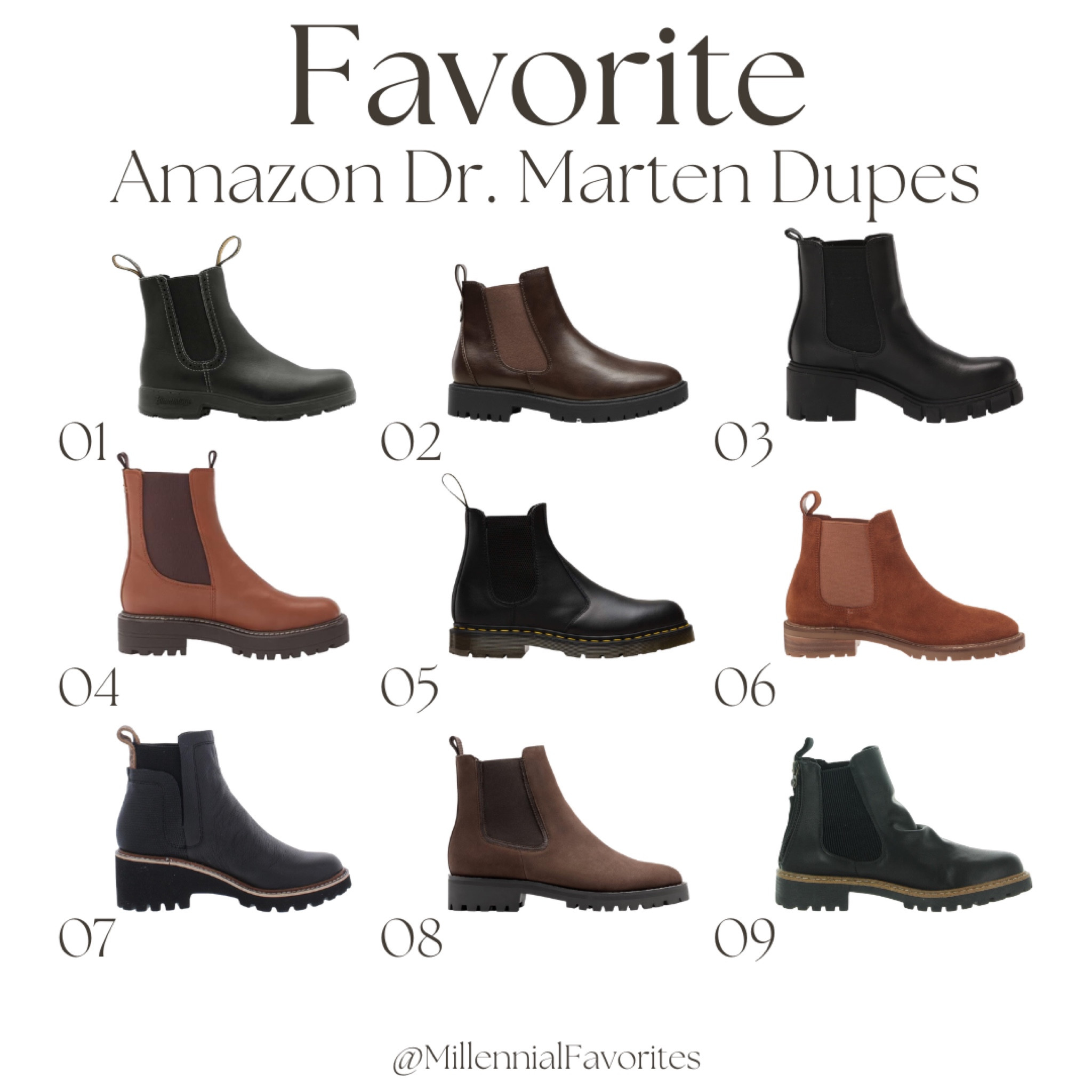 These are a few of my favorite Dr. Marten dupes from Amazon! Can you tell which are the real Dr. Marten boots?



#LTKfindsunder100 #LTKSeasonal #LTKstyletip