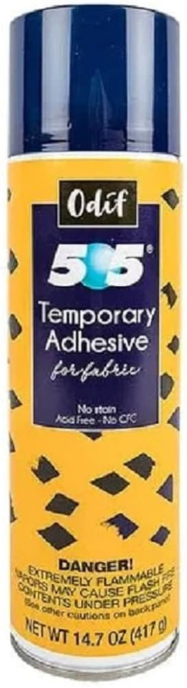 Odif USA 505 Spray and Fix Temporary Fabric Adhesive 14.7 Oz | Amazon (US)