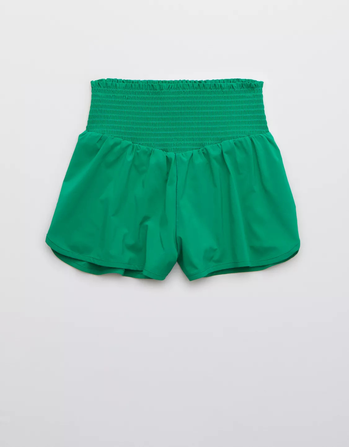 OFFLINE By Aerie Real Me Smocked Running Short | American Eagle Outfitters (US & CA)