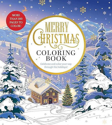 Merry Christmas Coloring Book: Celebrate and Color Your Way Through the Holidays - More than 100 ... | Amazon (US)