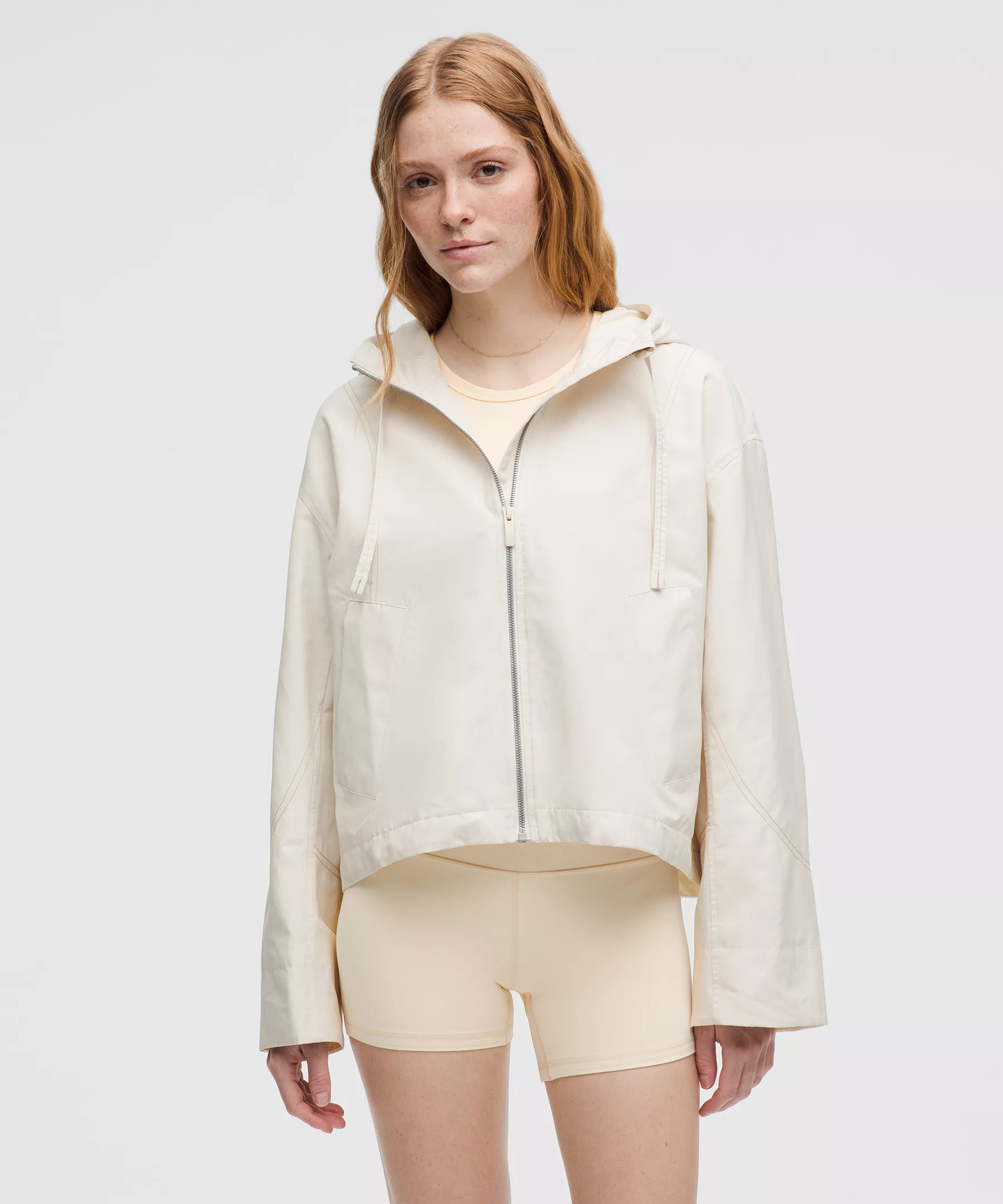 Water-Resistant Cropped Hooded Jacket | Lululemon (US)