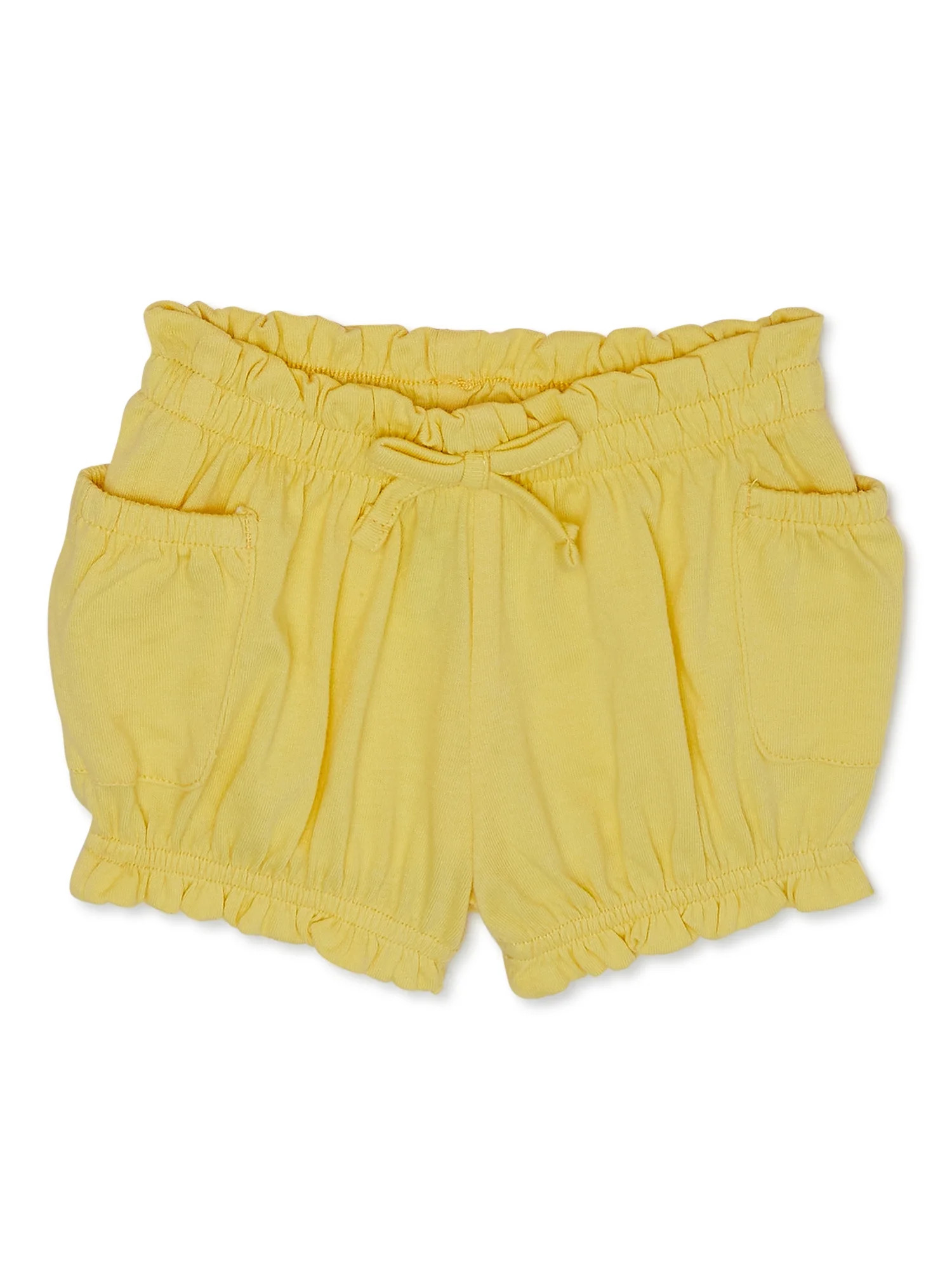 Garanimals Baby Girl Solid Bubble Shorts, Sizes 0-24 Months | Walmart (US)