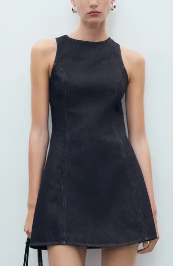 MANGO Sleeveless Denim Minidress | Nordstrom | Nordstrom