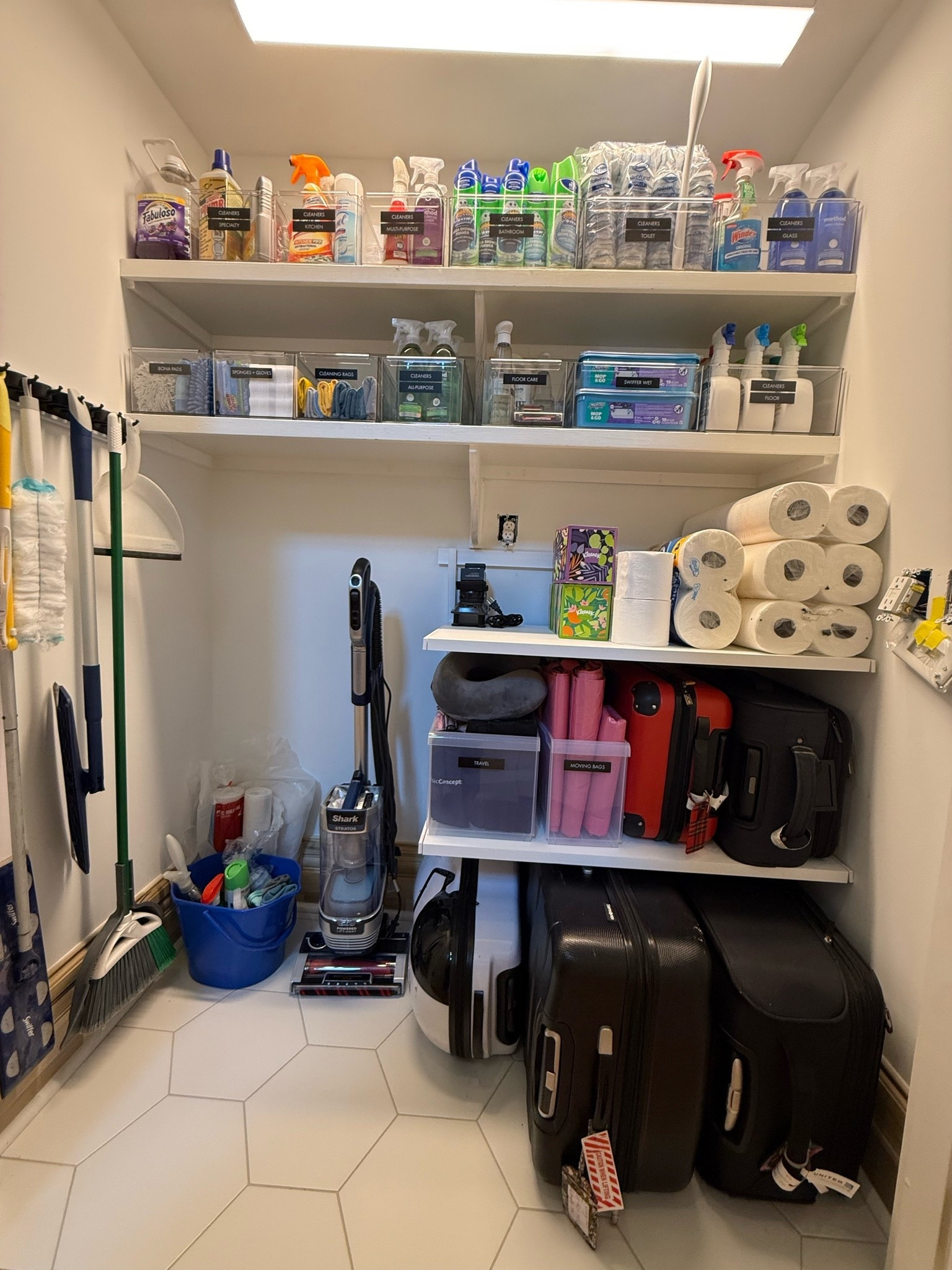 Your cleaning closet might not be the first space you think about after a move, but having those everyday essentials unpacked, organized, and easy to access can make your new home feel functional so much faster.

👉 That's where our Unpacking Service comes in. We don't just open boxes and put things away. We look at your space, your inventory, your layout, and how you actually live - then create systems that make sense for your new home.

Moving is exhausting. We'll take it from here.

📦 Comment “UNPACK" to learn more about our Unpacking Service.