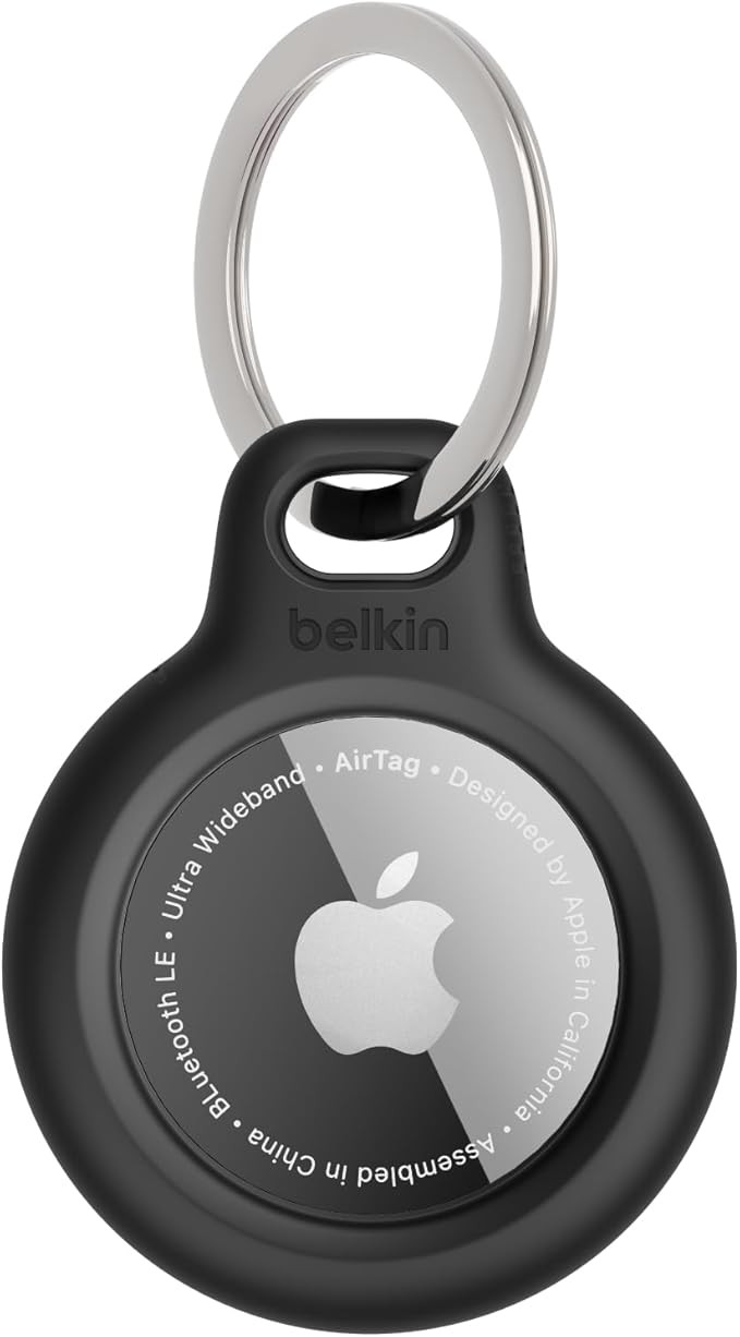 Belkin Apple AirTag Secure Holder with Key Ring - Durable, Scratch-Resistant Case with Open Face ... | Amazon (US)