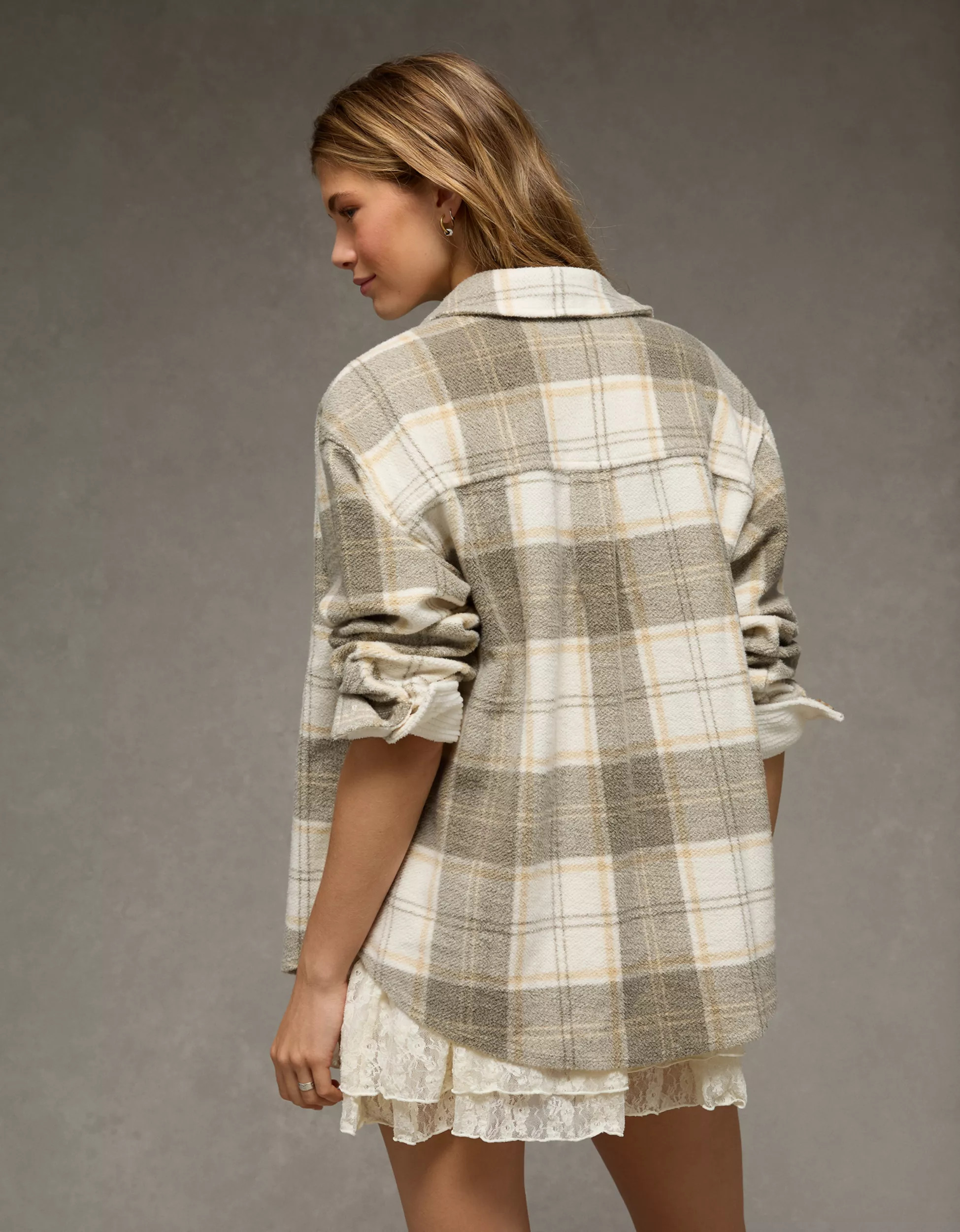 AE Fleece Shacket | American Eagle Outfitters (US & CA)