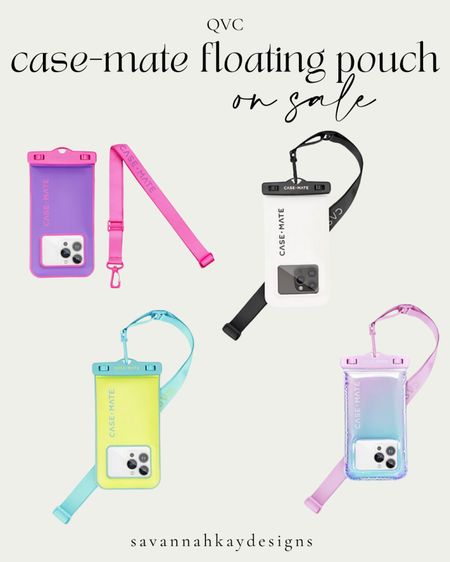 Case-mate makes such a good waterproof pouch and for the summer, they are a must have! Cute color options as well as two packs!

#qvc #casemate #waterproof #phone #pouch #apple #iphone #samsung #waterprooff

#LTKsalealert #LTKfindsunder50 #LTKswim