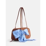 Madden NYC Women's Faux Suede East West Bowling Bag, Cognac | Walmart (US)