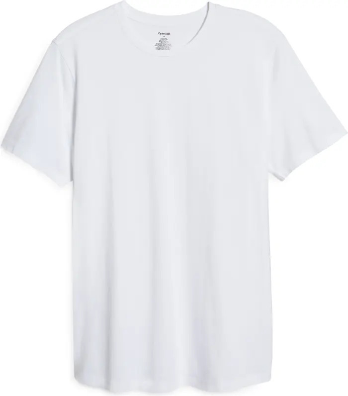 Open Edit Men's Crewneck T-Shirt in Navy Armada at Nordstrom, Size X-Large | Nordstrom
