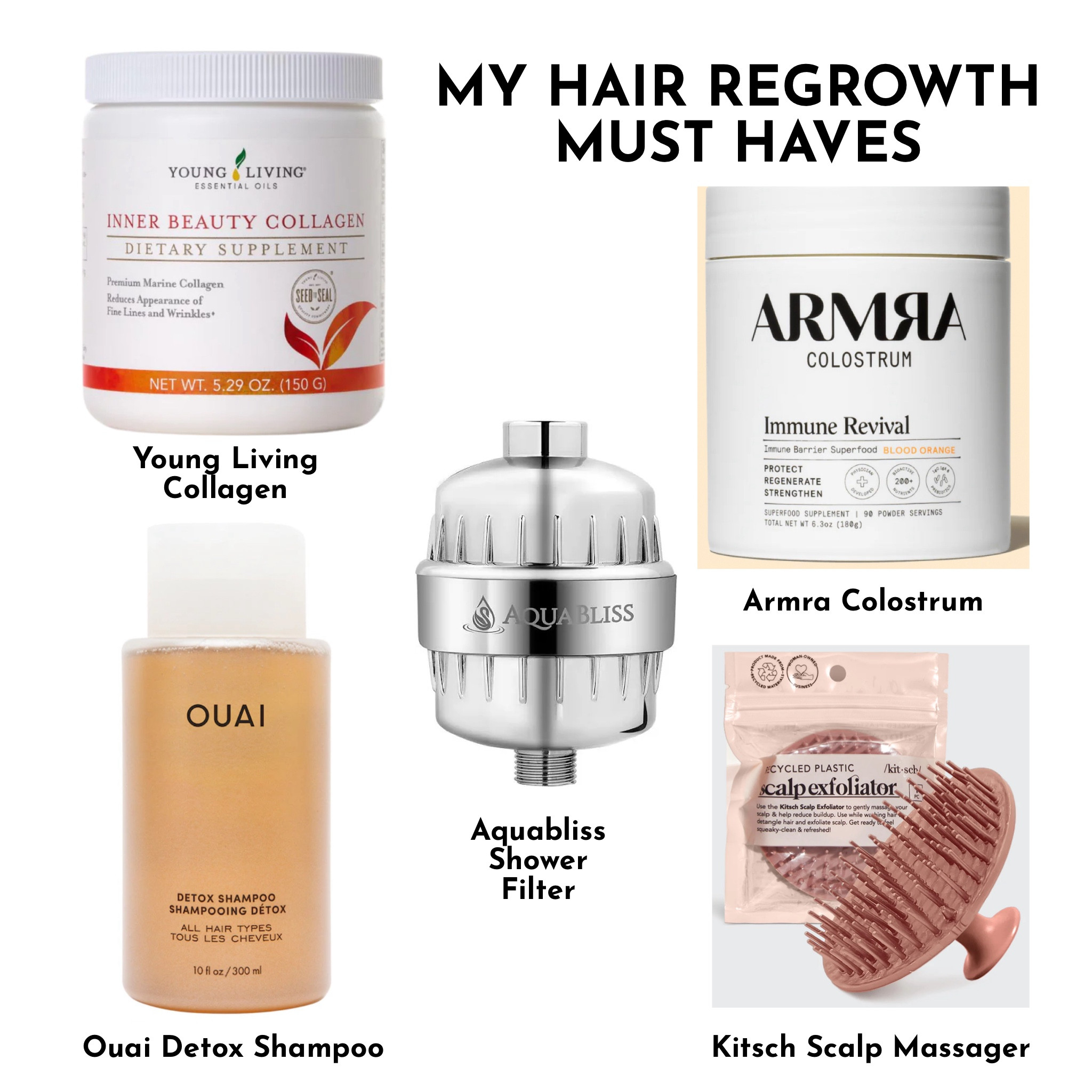 In 2021, my hair started falling out and breaking off halfway down the shaft. I lost about half my hair in 3 months and the shedding continued until about 6 months ago when I made the following changes:
- fixed my gut
- got in hrt
- addressed vitamin/mineral and thyroid deficiencies
- made sure to never miss a day of collagen, Armra and supplements 
- started massaging my scalp in the shower (head upside down for blood flow)
- weekly scalp detox
- added a filter to our shower
- started eating at at least 100 grams of protein a dayy