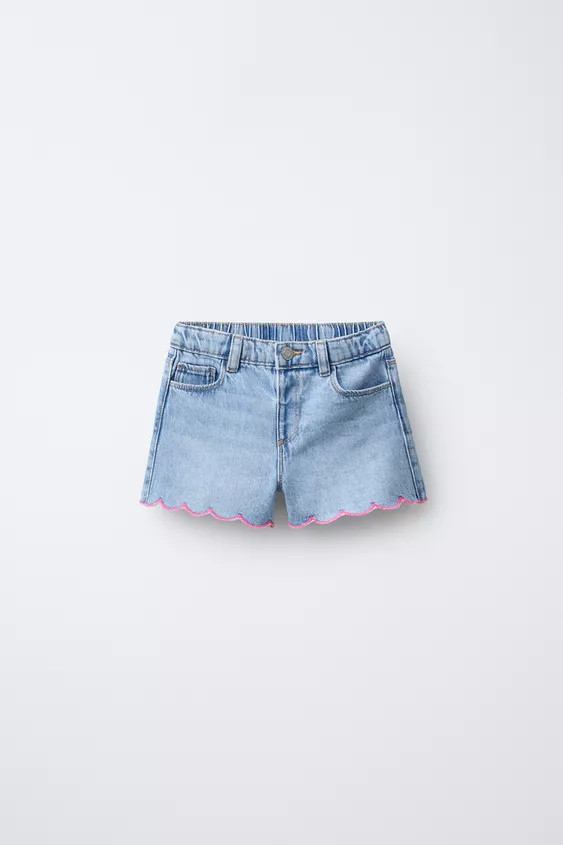 WAVE DENIM SHORTS | Zara US