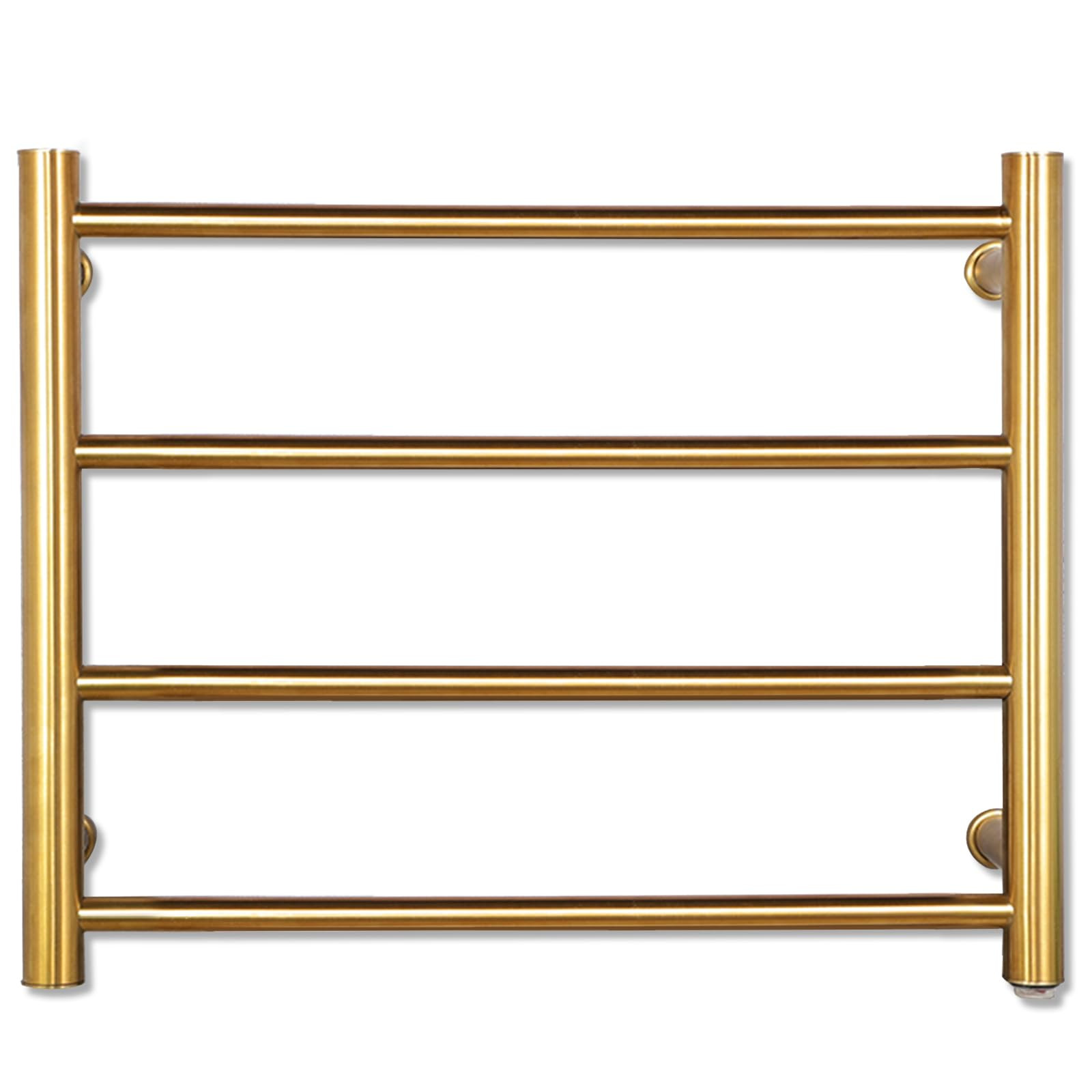 Gold Heated Towel Rack for Bathroom, Wall Mounted Bath Towel Warmer, Plug-in Electric Towel Rack,... | Amazon (US)