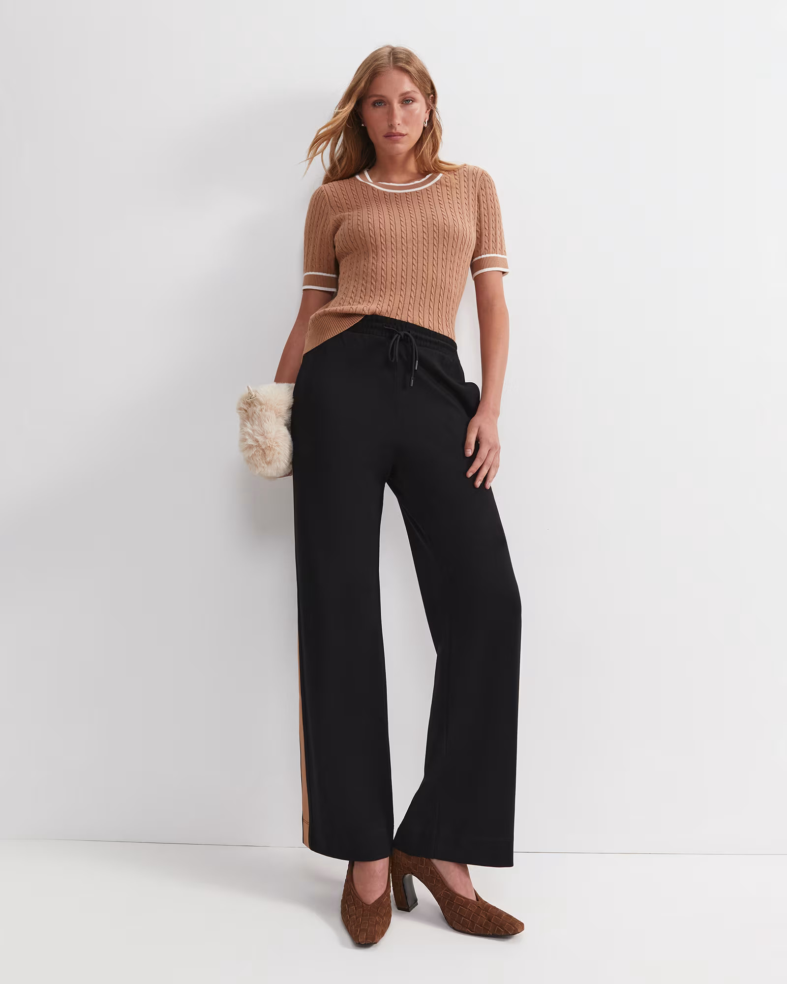 Elka Cable Short Sleeve Knit | Sportscraft (Australia)