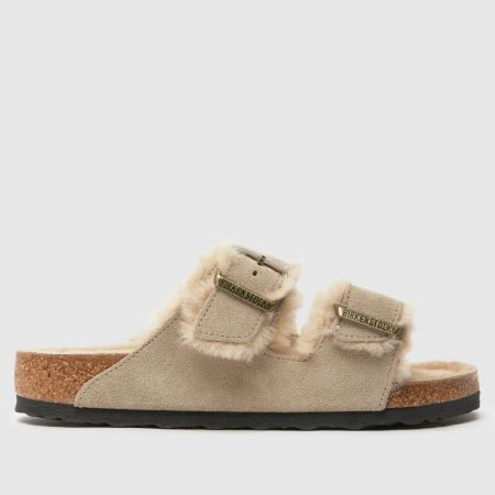 Womens Taupe BIRKENSTOCK Arizona Shearling Sandals | schuh | Schuh