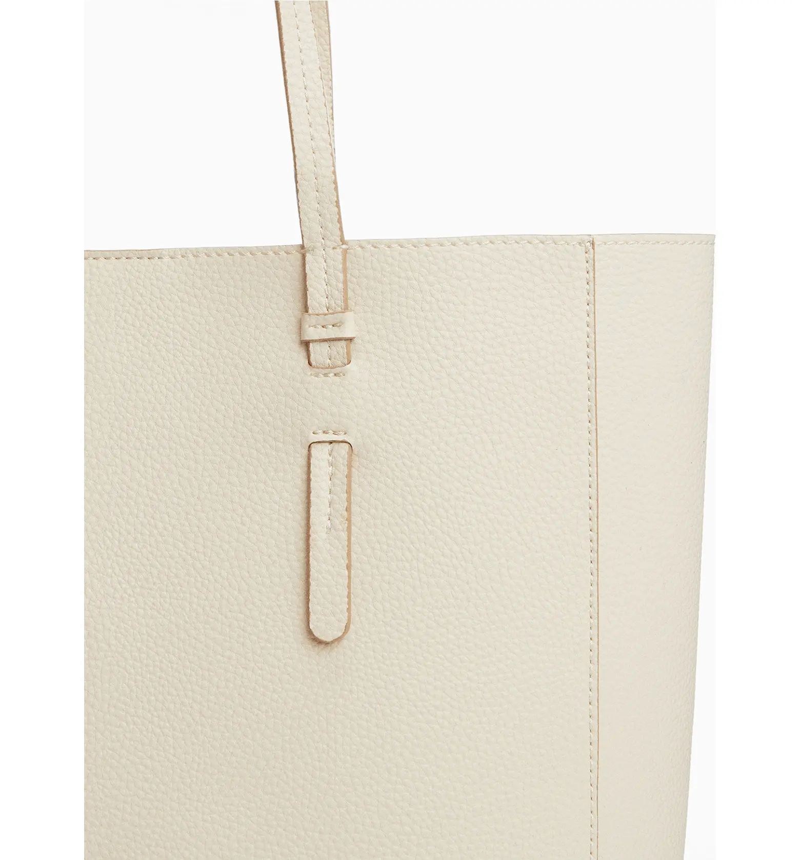 Faux Leather Shopper Tote | Nordstrom