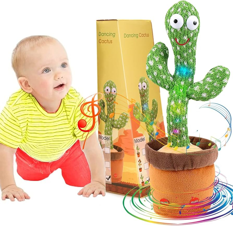 Amazon.com: Emoin Dancing Cactus Baby Toys 6 to 12 Months, Talking Repeats What You Say Boy Toys,... | Amazon (US)