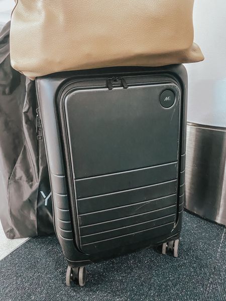 New carry-on suitcase with laptop zip sleeve 🖤

#LTKtravel
