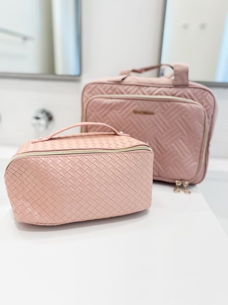 Amazon prime day deals! Favorite travel toiletry bag and lay flat makeup bag! Pink accessories Amazon finds you need for your next trip or vacation!

#LTKxPrimeDay #LTKunder50 #LTKtravel