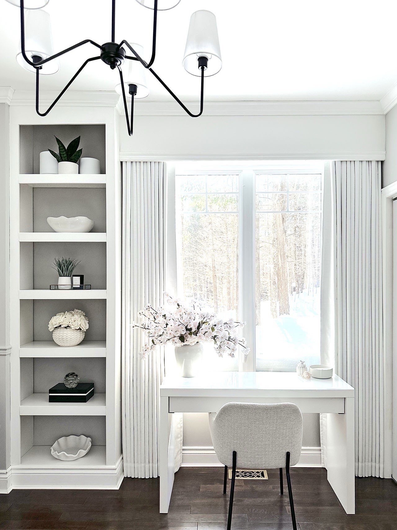 Create a hotel chic look with the most gorgeous, custom drapes! Our daughter’s bedroom is a small, tight space that needed a more mature, sophisticated feel and these elegant drapes add the most beautiful, luxe look, for a fraction of the cost of traditional custom window treatments. They are SO chic and elegant! The quality is truly incomparable and the blackout lining is perfect for those very sunny mornings she wants to sleep in. Use my code CITRINELIVING for 15% off🩷 Here are the details: Fabric: Isabella Color: Beige White 7084-4 Header style: Triple pleat Single panel: 67”W x 105.25”H Liner: Blackout Memory Shape: Yes Lora Track ceiling mount - not shown but perfect for a header that’s hidden or an alternative to a rod

#LTKSeasonal #LTKHome