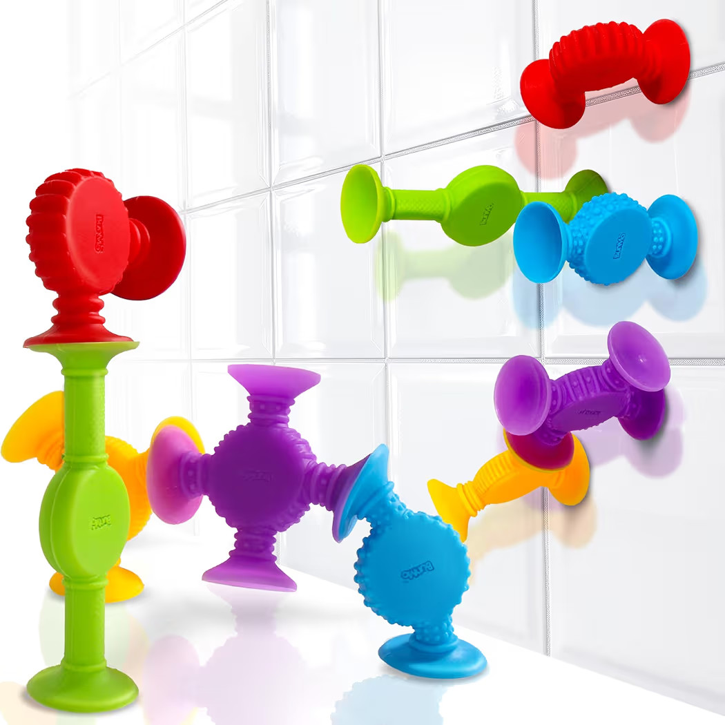 BUNMO Bath Toys Suction - Connect, Build, Create - Toddler Bath Toys - Hours of Fun & Creativity ... | Amazon (US)