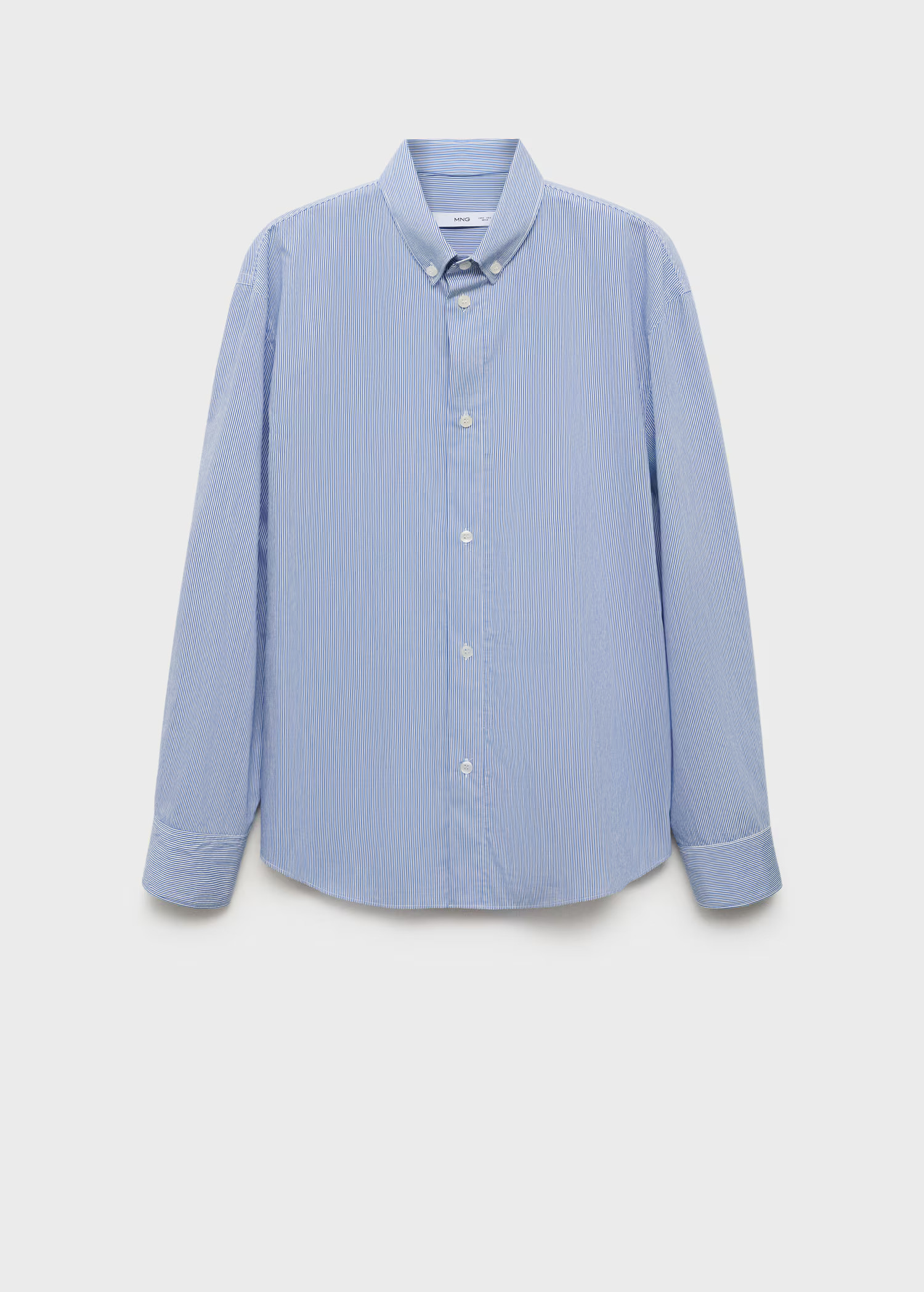 Regular fit striped cotton shirt - Men | MANGO USA | Mango (US/MX/AU)