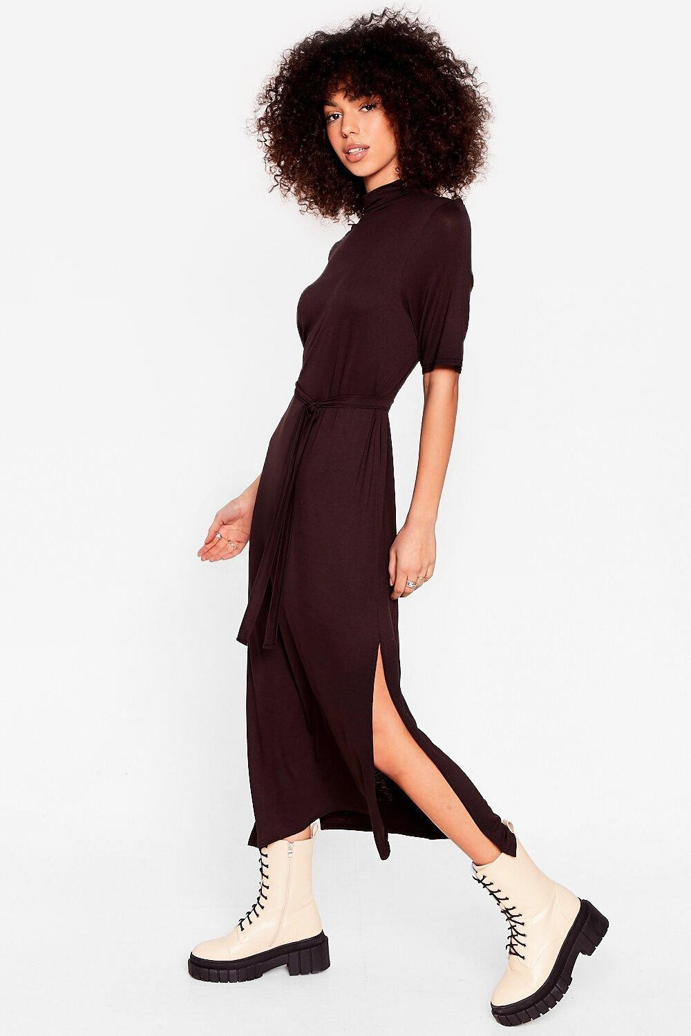 Tee BT Belted Midi Dress | NastyGal (US & CA)