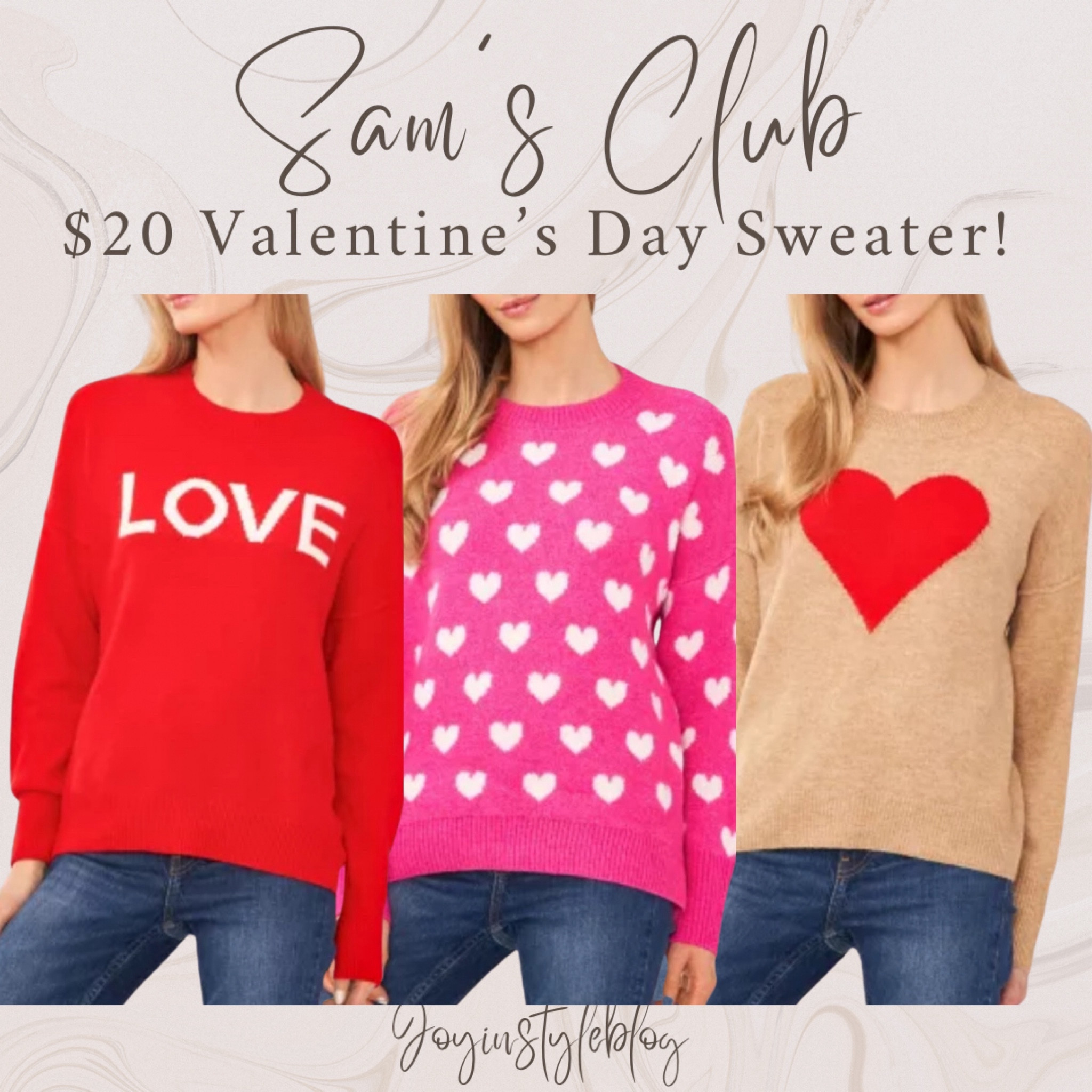 $20 Sam’s Club sweater / Vince Camuto Ladies Valentines Day Sweater

#LTKHoliday #LTKfindsunder50 #LTKover40